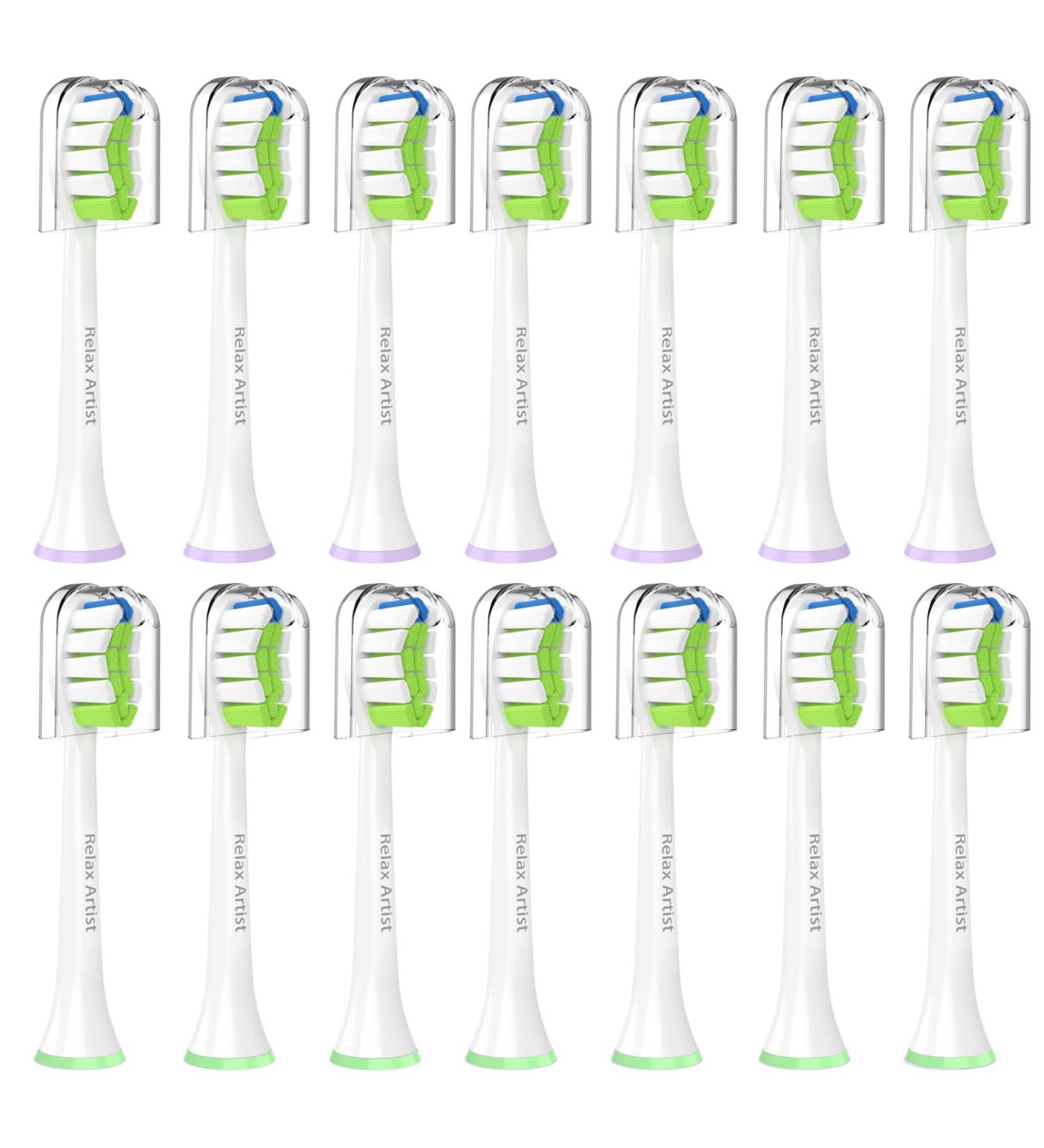 Relax Artist Replacement Toothbrush Heads for Philips Sonicare - Compatible with Snap-On Electric Toothbrush by Sonic Care - Buy Online on GoSupps.com