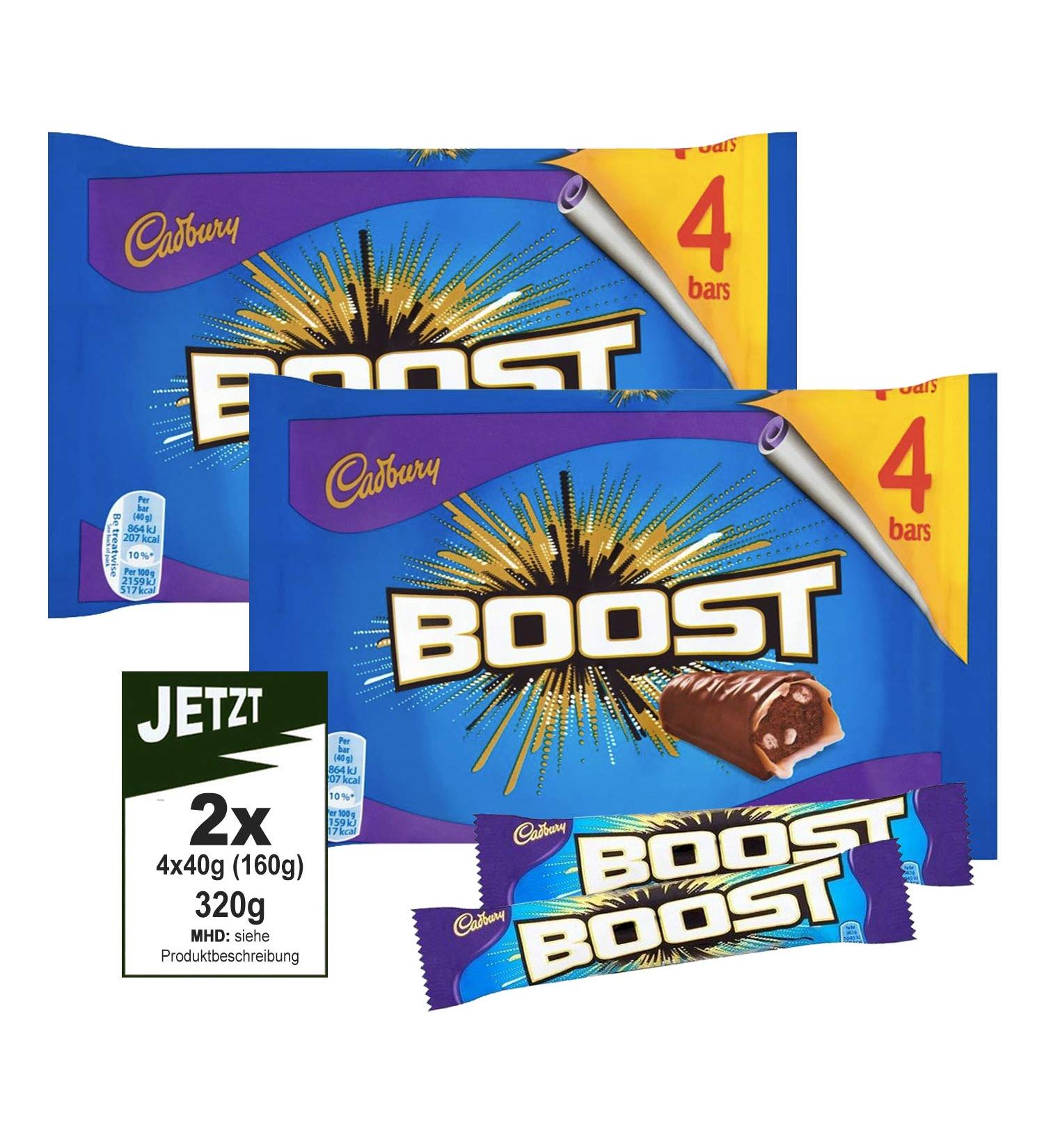  Cadbury Cadbury Boost Pack of 2 Australian Origin Chocolate Bars 40g (160g) 320g - Buy Online on GoSupps.com
