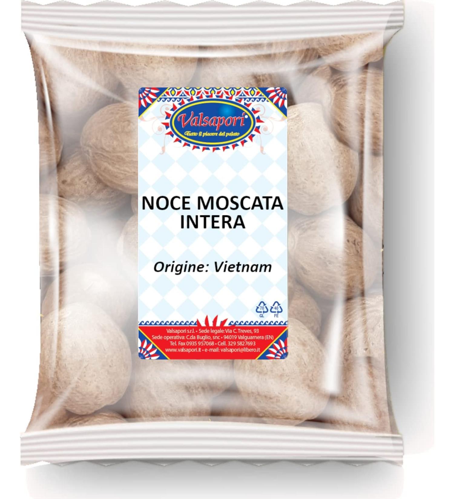  HOME LINE Sun-Dried Whole Nutmeg - 250g Envelope | Vegan Gluten Free | 100% Natural Raw Exotic Spice - Whole Nutmeg Sweet Tasting (Whole Nutmeg) - Buy Online on GoSupps.com
