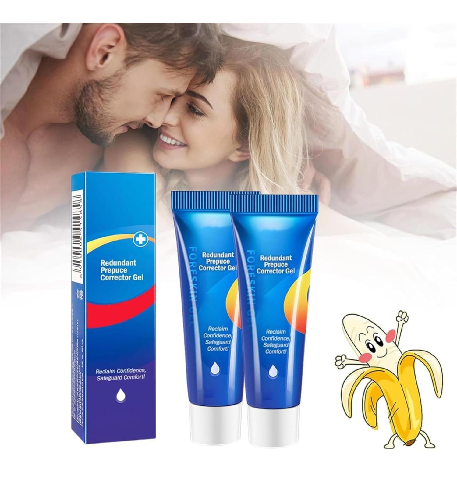 gupeouee BruteCo Redundant Prepuce Corrector Gel Professional Redundant Prepuce Corrector GelForeskin Correction Gel with Natural Fast and Gentle Action Effective Relief 2Pcs - Buy Online on GoSupps.com