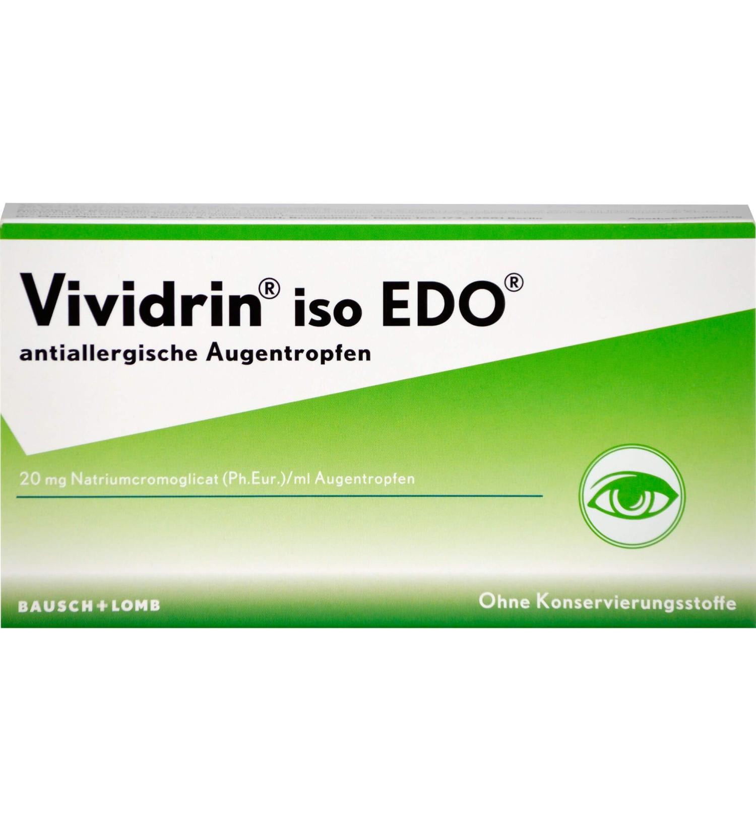 VIVIDRIN Iso EDO Antiallergic Eye Drops 10 ml | Buy Online Internationally - Fast Shipping - Buy Online on GoSupps.com