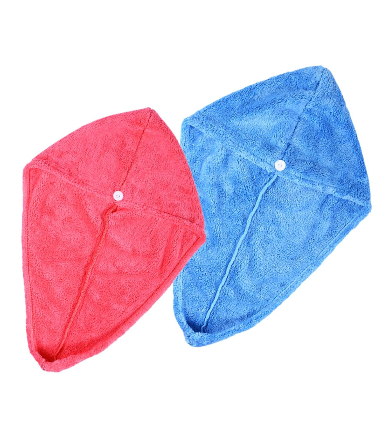 FOMIYES 2pcs Large Shower Cap Hair Shower Cap Hair Drying Turban Hair Drying Wrap Hair Dry Wrap Hair Dry Turban Hair Dye Towel M As Shown - Buy Online on GoSupps.com