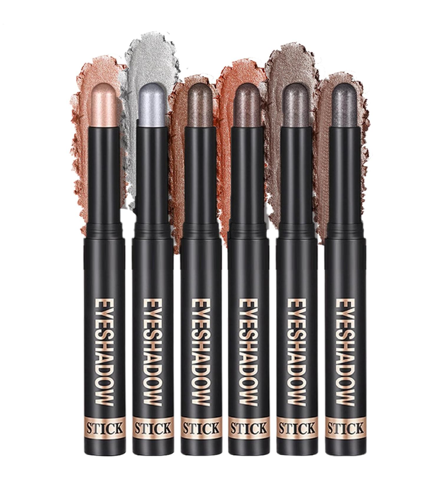 Lot de 6 crayons d' paupi res cr meux - Longue dur e - Imperm able - Pour femme et fille - Pour voyage f te mariage - Buy Online on GoSupps.com