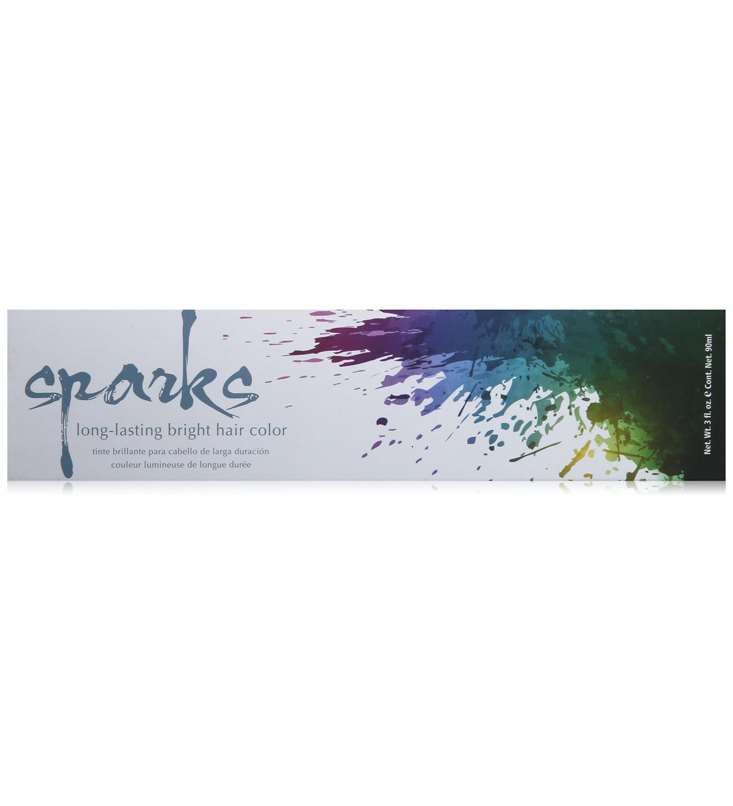 Sparks Long Lasting Bright Hair Color - Sunburst Yellow 3 Oz | Vibrant Fade-Resistant Hair Dye for International Shipping - Buy Online on GoSupps.com