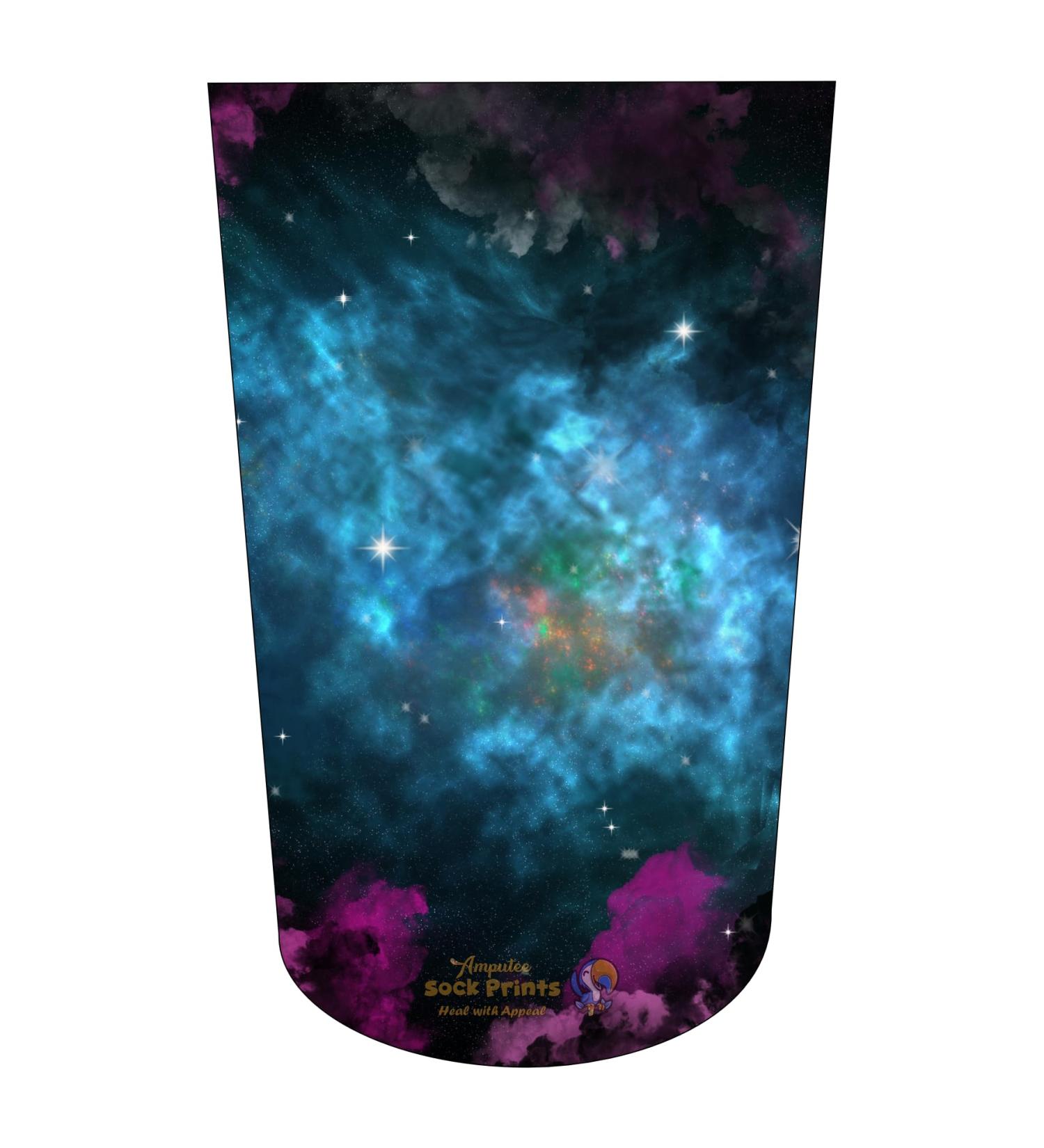 Galaxy Pattern Shrinker Sock for Amputees | Heal with Appeal - Prosthetic Stump Support - Buy Online on GoSupps.com