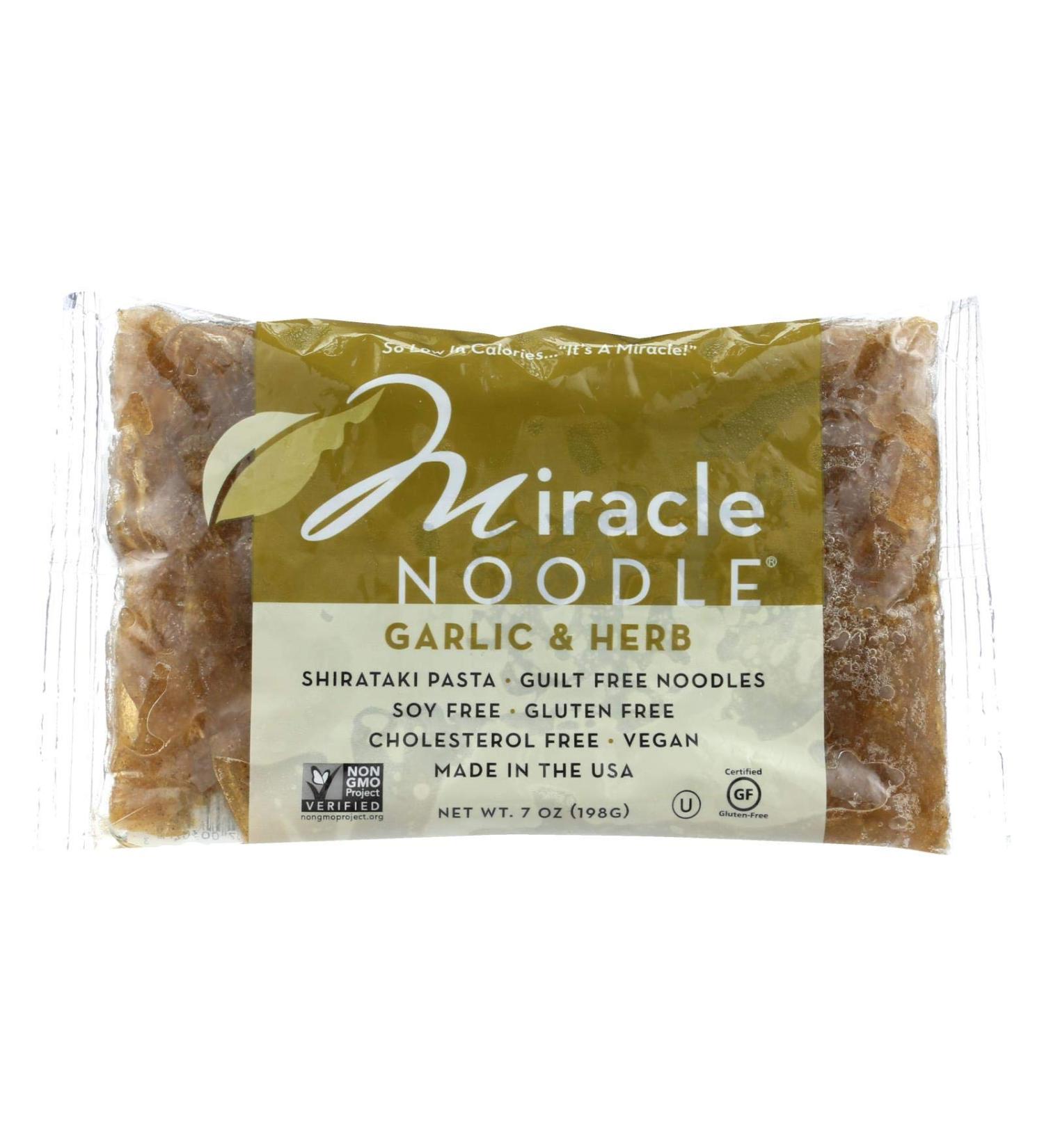 Miracle Noodle Garlic & Herb Shirataki Pasta 7 oz (198 g)