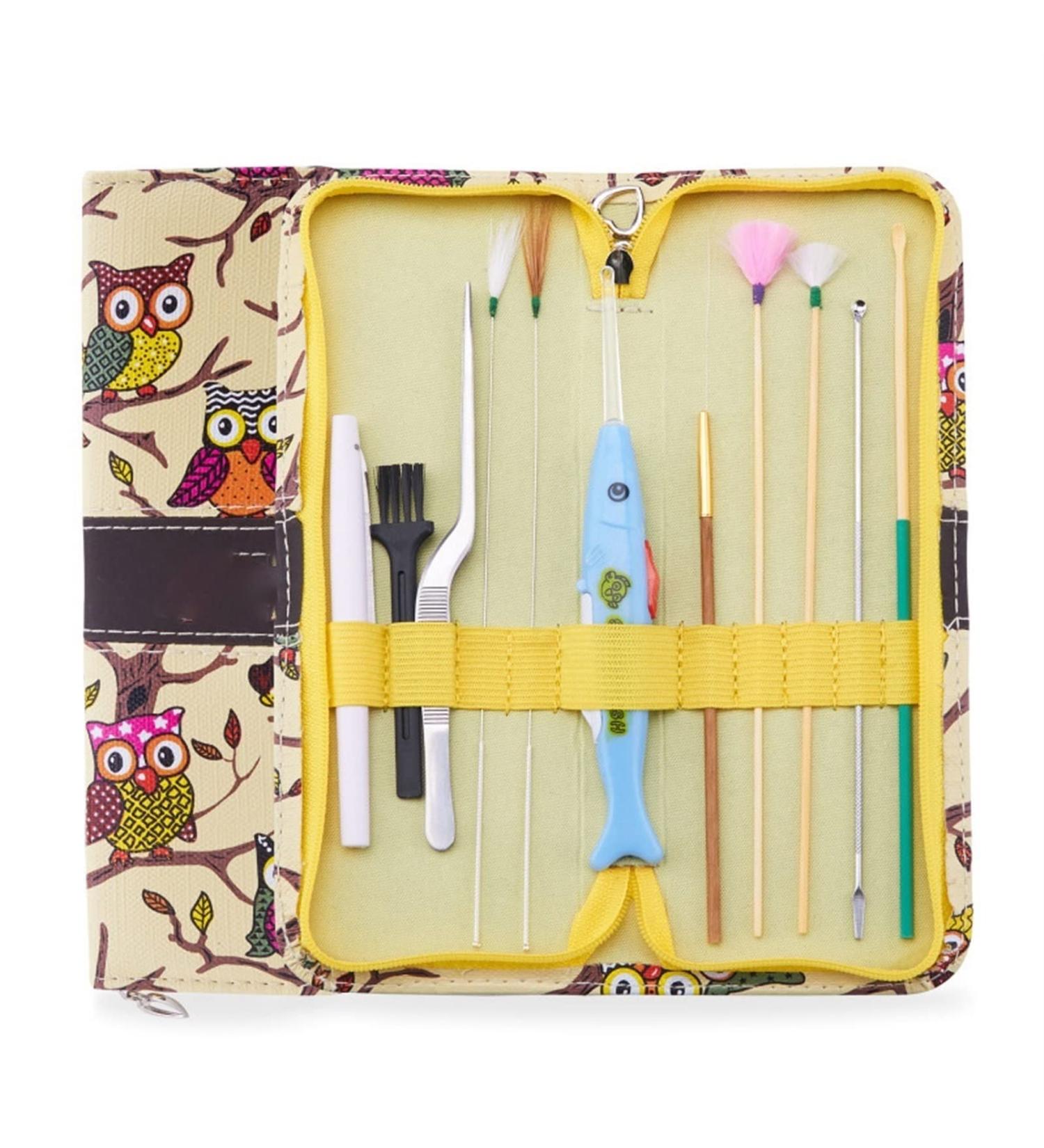 QIYUDS Ear Wax Removal Tool 11 Count Earwax Remover Tool Safely and Gently Cleaning Ear Canal at Home Ear Wax Cleaner Tool Itch Relief Ear Wax Buildup (Color : A) - Buy Online on GoSupps.com