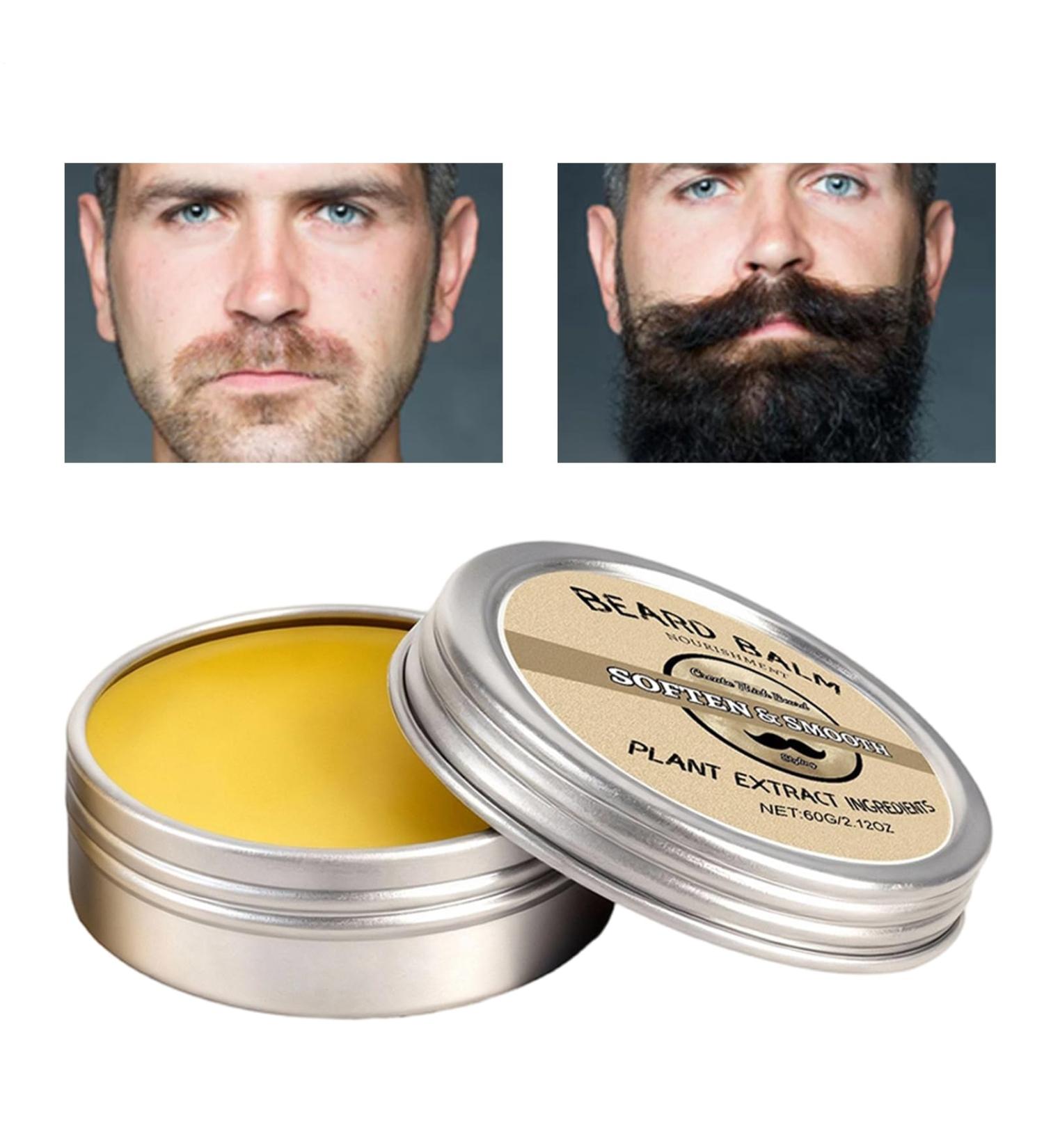 Baume pour la Barbe 60g Conditionneur Adoucissant pour Moustache - Cr me Hydratante pour Barbes Pour Voyage Quotidien Maison Salon Spa Nuit Apr s-Rasage - Buy Online on GoSupps.com