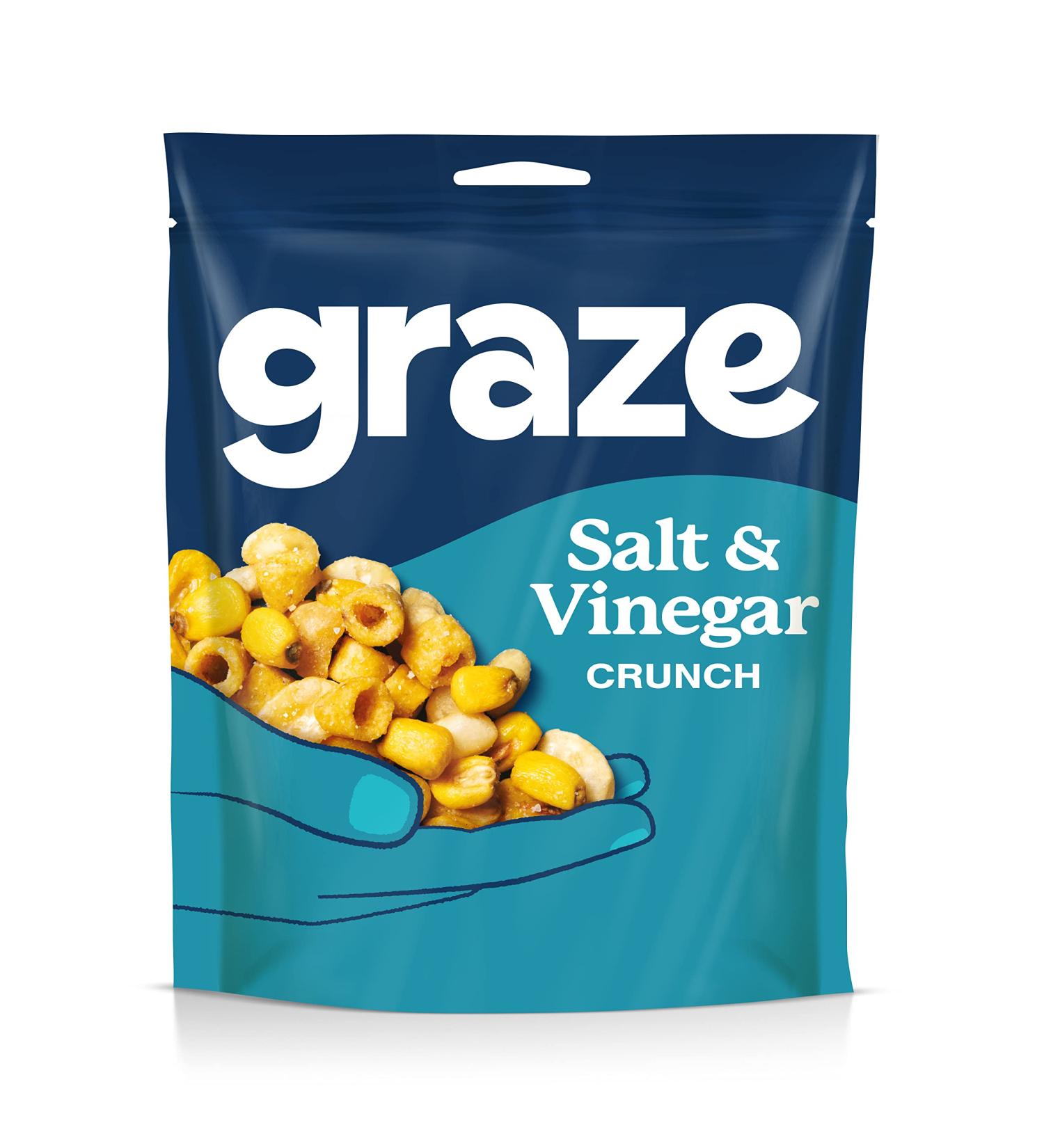 Vegan Salt&Vinegar Mixed Sharing Snacks 100g - Pack of 1 | Graze - Buy Online on GoSupps.com