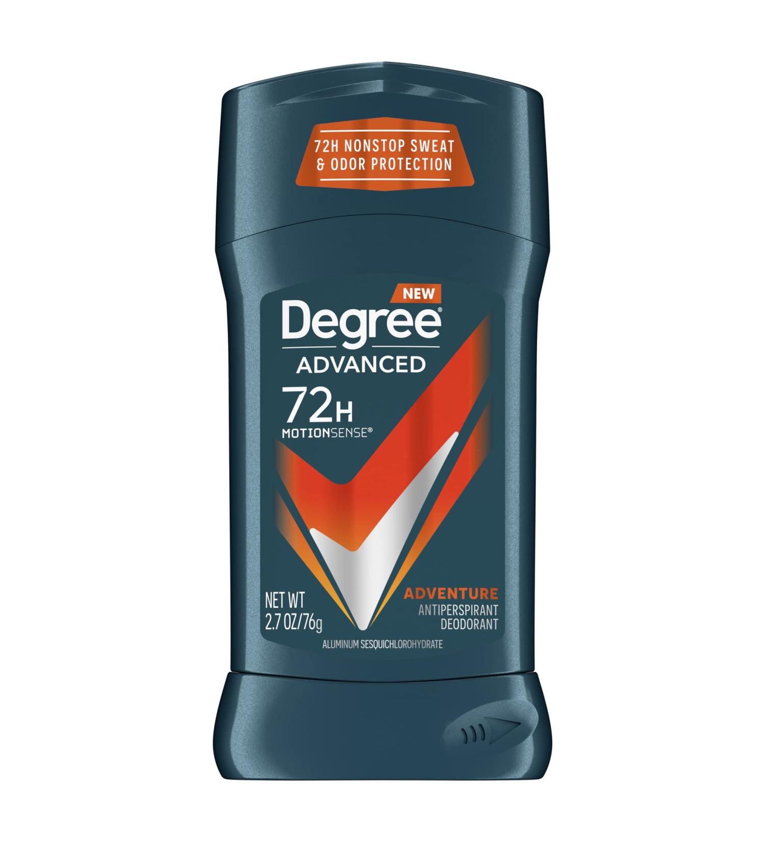 Buy Degree Men Adventure Antiperspirant Stick 2.7 oz - Advanced Protection (Pack of 2) | International Shipping Available - Buy Online on GoSupps.com