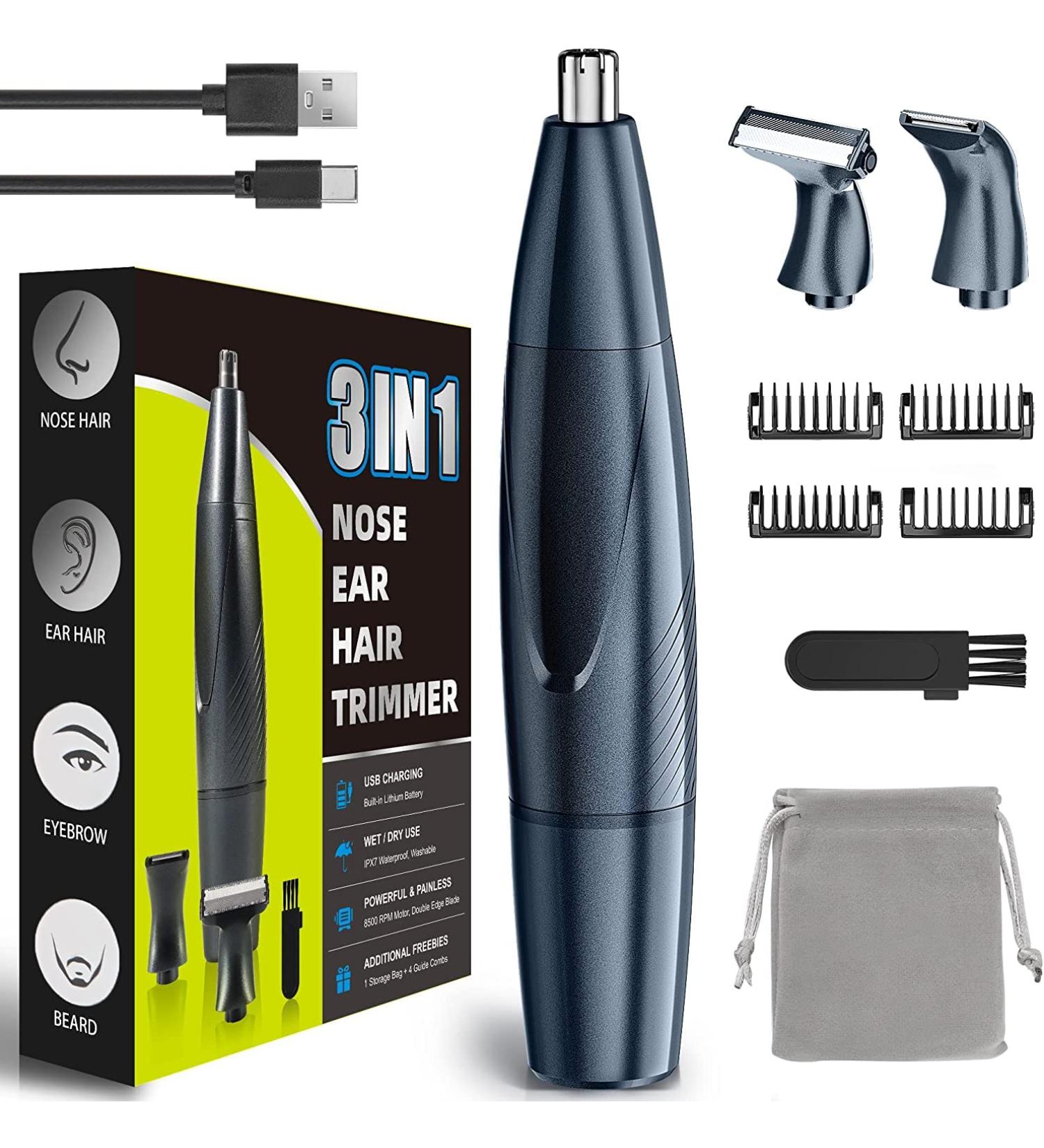 Zoroson Rechargeable 3-in-1 Hair Clippers Kit - Professional Painless Trimmer for Men and Women - IPX7 Waterproof - Wet/Dry Use - Buy Online on GoSupps.com