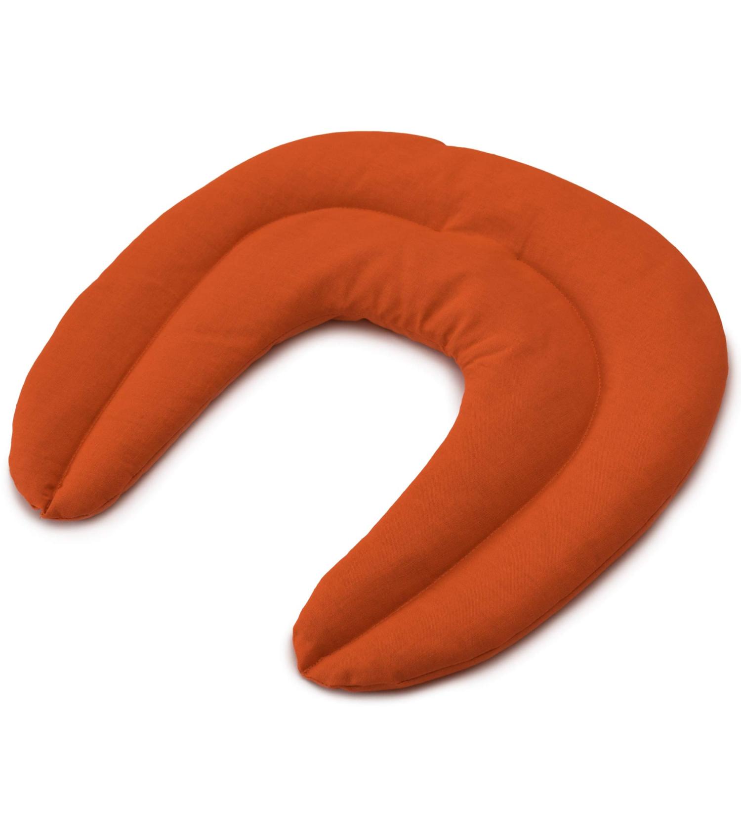 Cherry Stone Neck Pillow with Chambers - Orange | Heat Pad for Neck Relief - Ideal Cherry Stone Pillow for Comfort & Relaxation - Buy Online on GoSupps.com