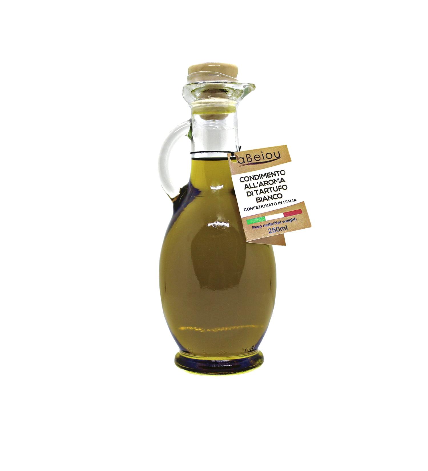 aBeiou. White truffle oil 250ml extra gourmet product 100% Italian extra virgin olive oil flavoured with white truffle artisanal oil vegan vegetarian gifts White 250 - Buy Online on GoSupps.com