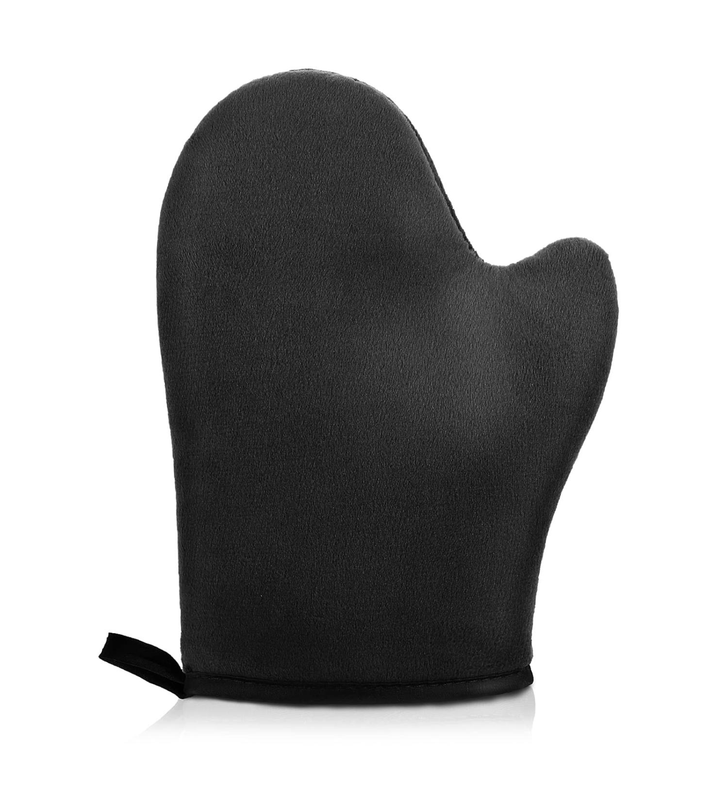 WLLHYF Self Tanning Mitt Applicator - Ultra Soft 3D Design Glove for Face and Back - Black Tanner Mitts for Smooth Application - Buy Online on GoSupps.com