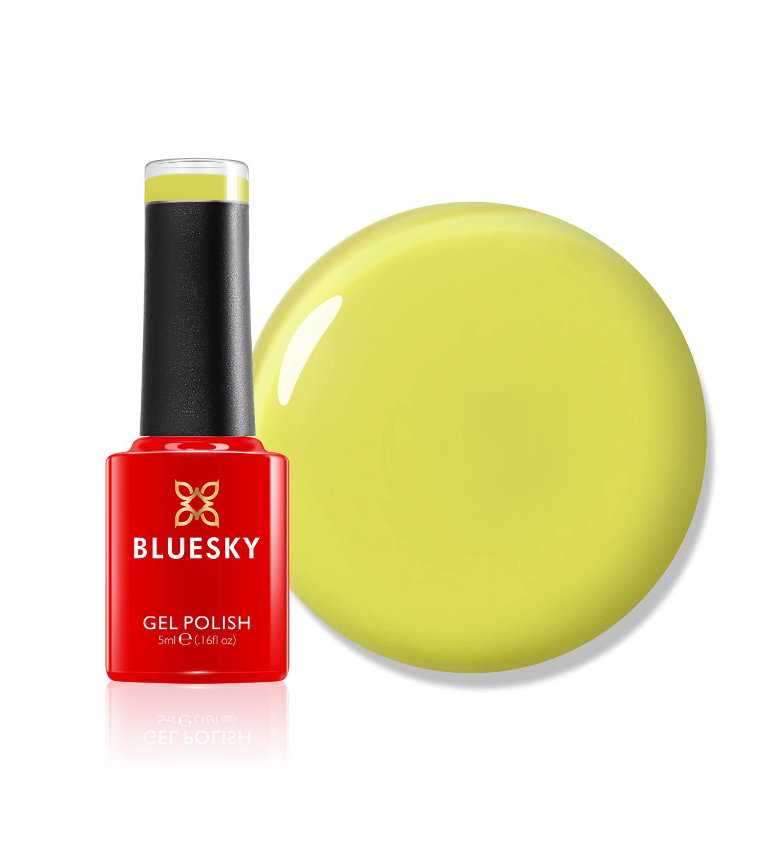 BLUESKY Gel Nail Polish Don't Hesitate SS2307 Yellow Long Lasting Chip Resistant 5 ml Requires Drying Under UV LED Lamp Yellow 5 ml (Pack of 1) - Buy Online on GoSupps.com