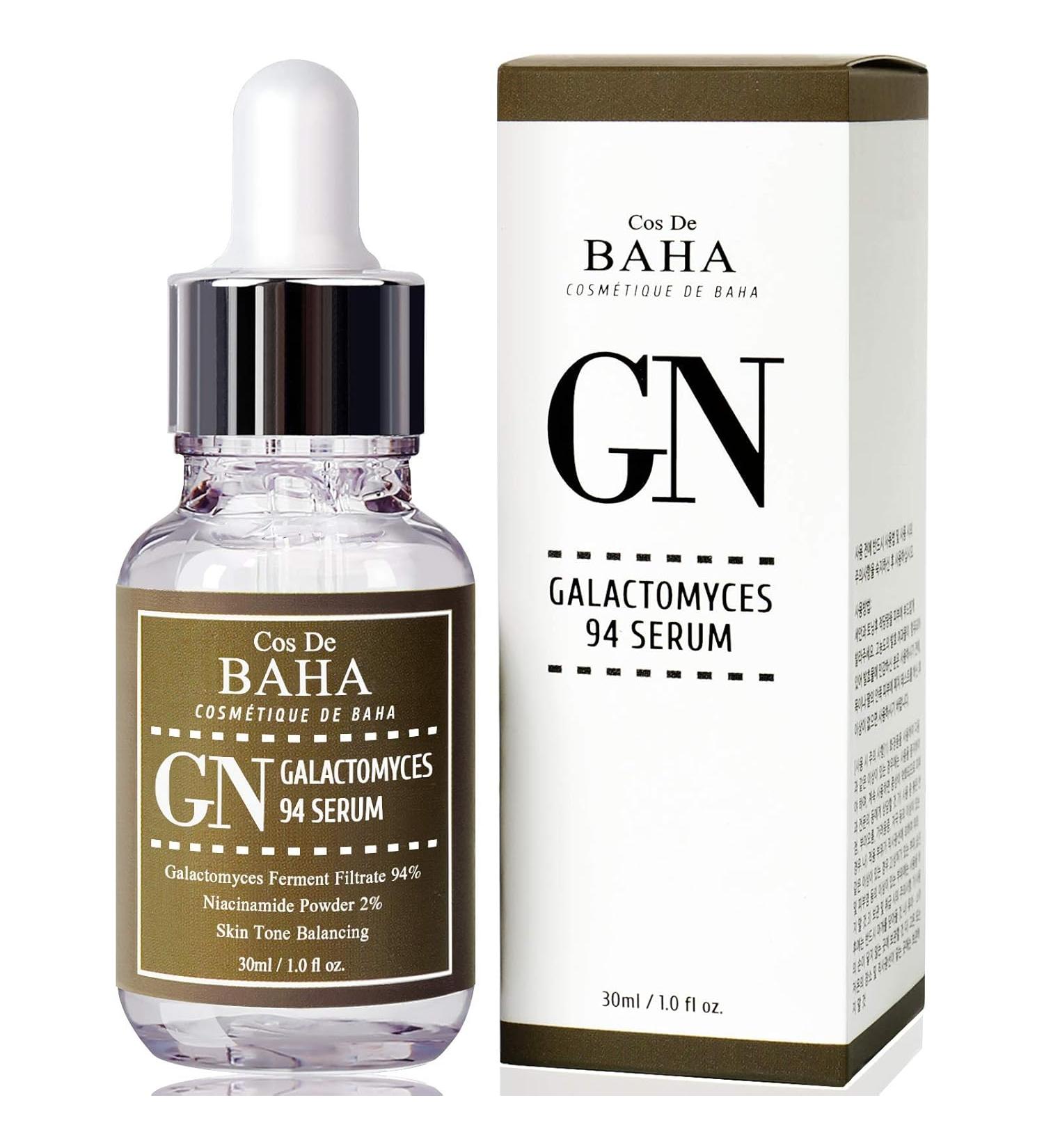 Cos De BAHA Korean Skin Care Galactomyces 94% Treatment Essence Serum 30 ml w 2% Niacinamide - Buy Online on GoSupps.com