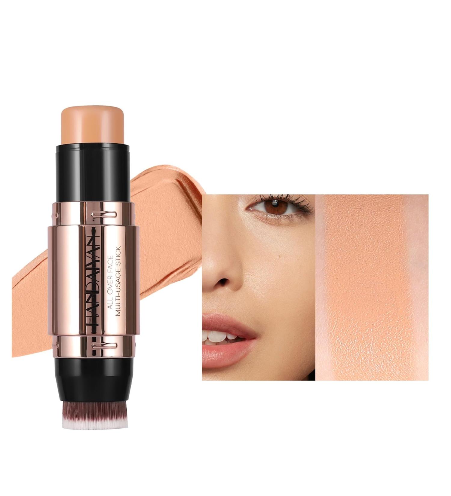 Double-headed highlighter and contour stick natural three-dimensional shadow nose shadow concealer makeup(04) 1 count (Pack of 1) 04 - Buy Online on GoSupps.com