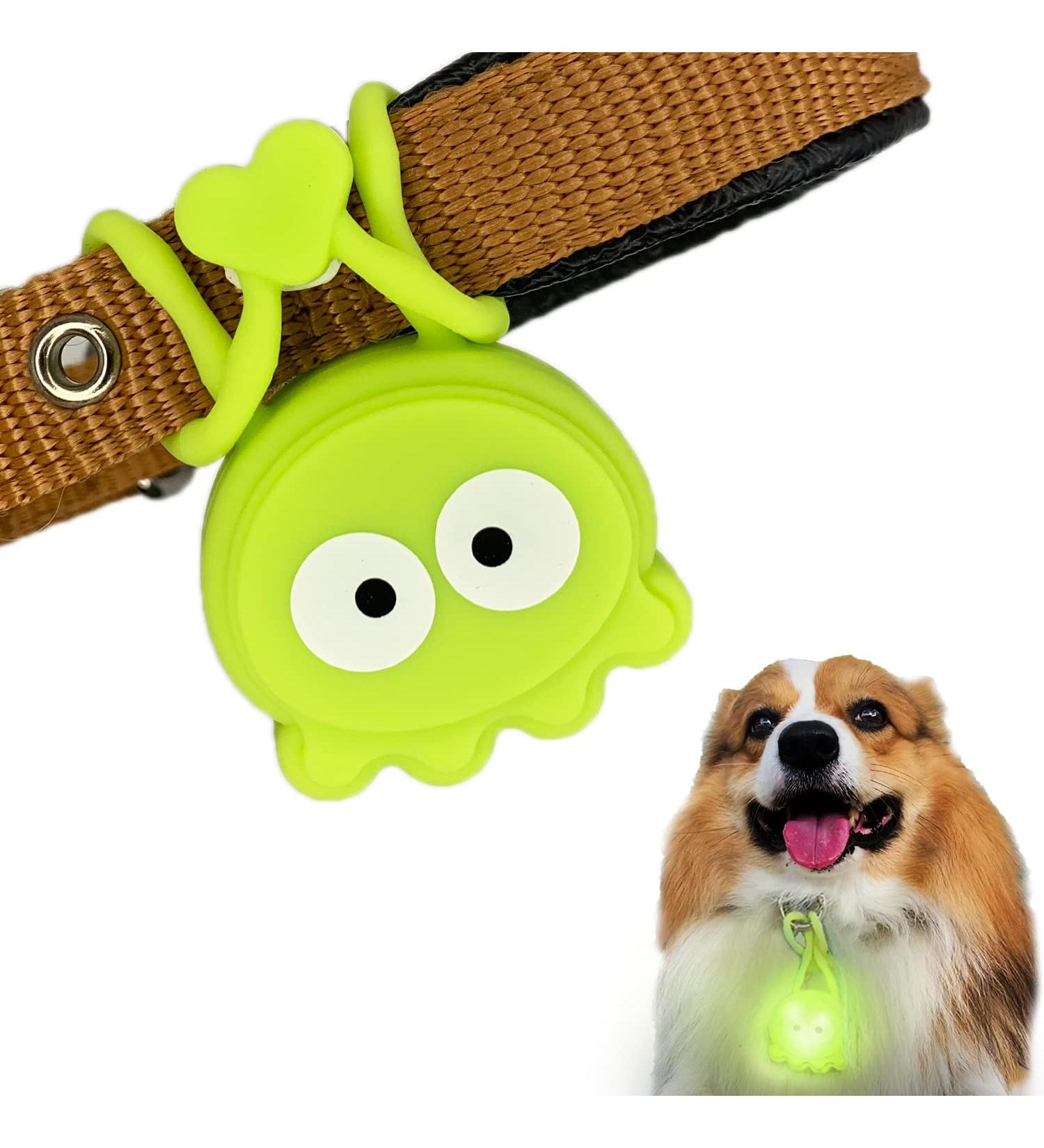 Buy Laroo Safety LED Lights for Dogs & Cats - Green Octopus | 3 Flashing Fashionable Safety Lights for Outdoor Walks & Sports - Buy Online on GoSupps.com
