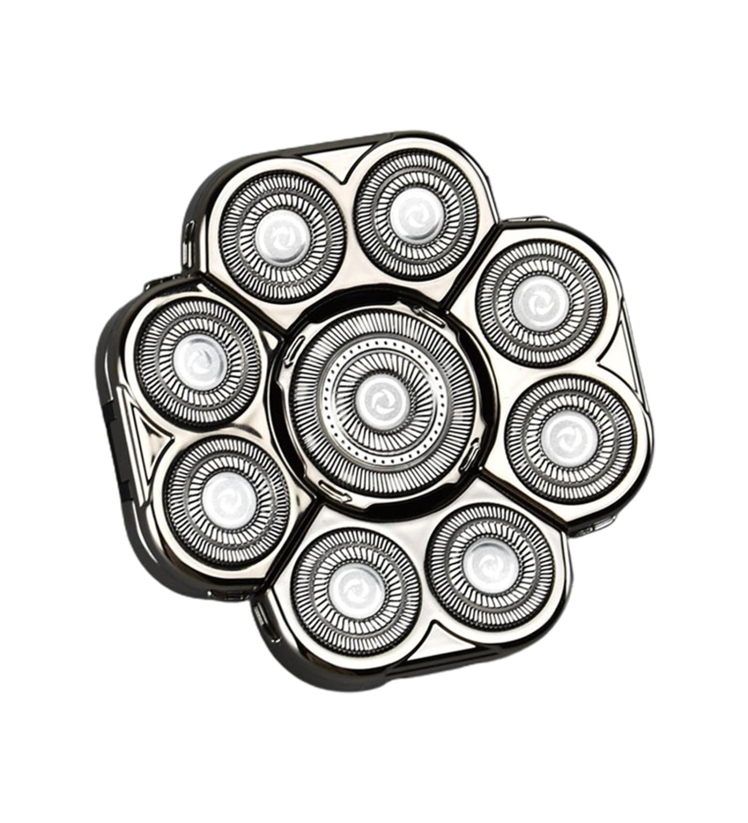 Universal Razor Replacement Heads - 9 Pack Electrorasier Double Ring Attachments for Electric Shavers - Buy Online on GoSupps.com