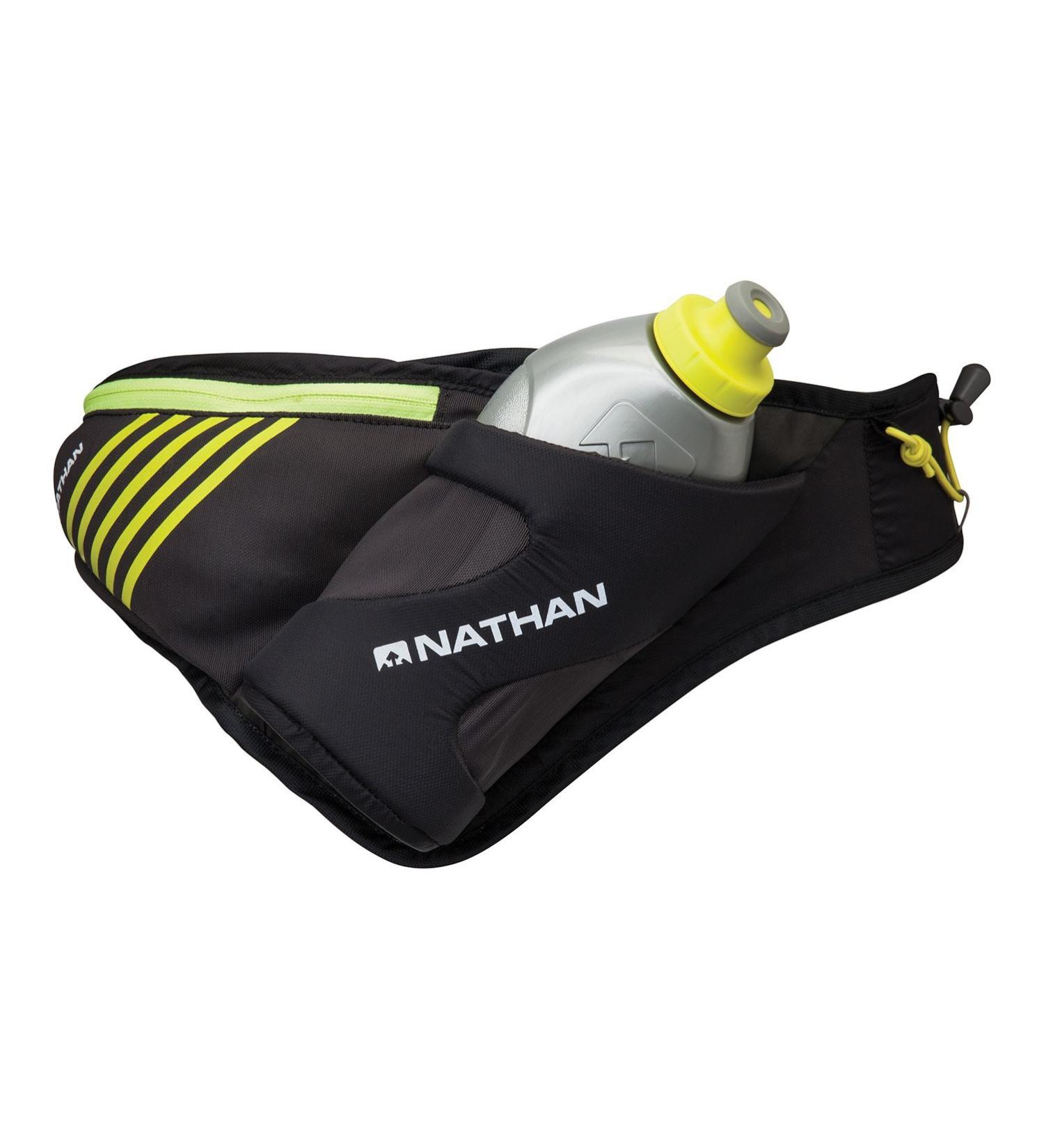 Nathan Peak Hydration Waist Pack with 18oz Run Flask | Black | for Running, Hiking, Camping, Cycling - Buy Online on GoSupps.com