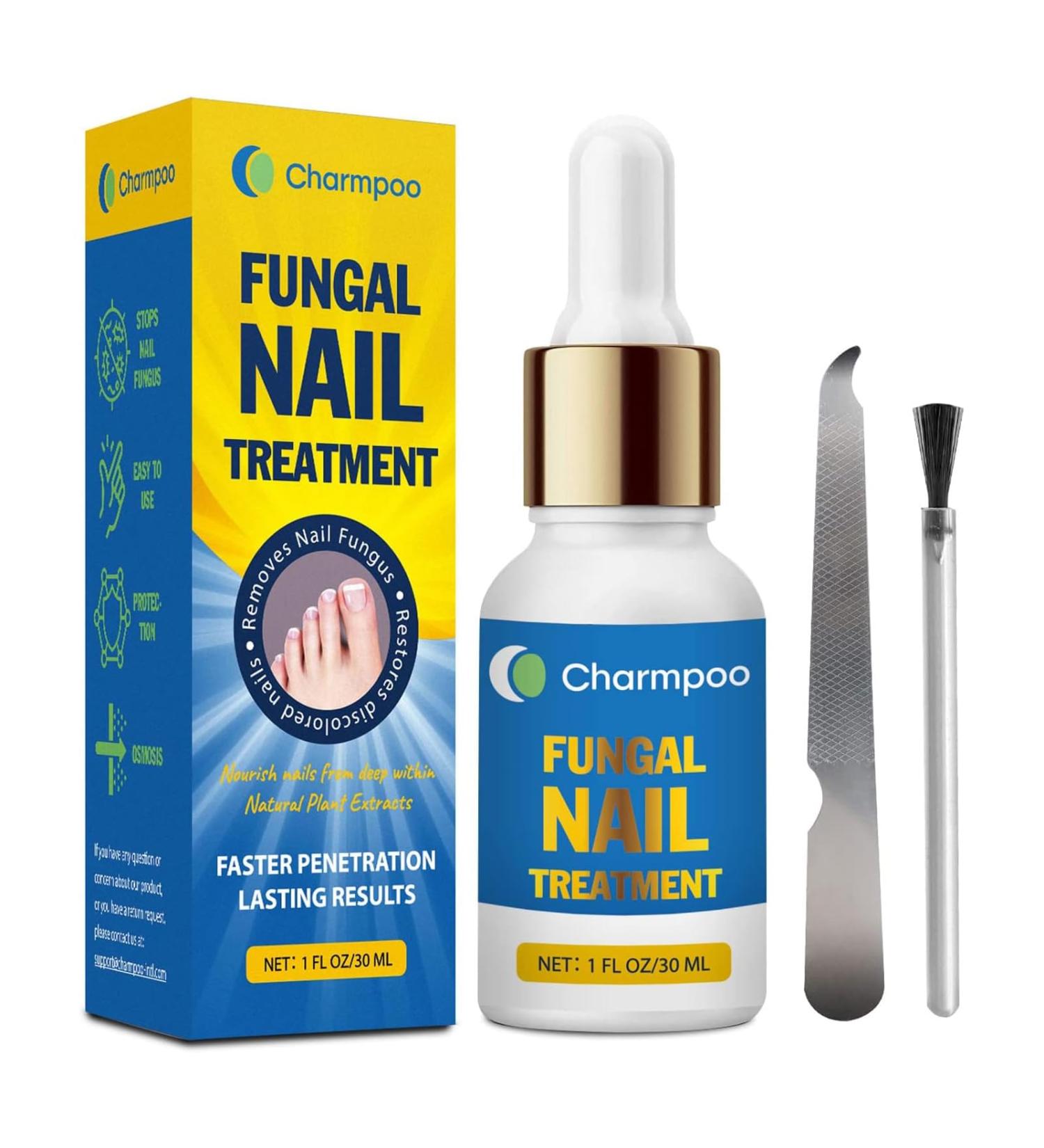 Antifungal Nail Treatment - Potent Toe Nail Fungal Treatment for Men and Women - 1Fl Oz/30ml - Buy Online on GoSupps.com