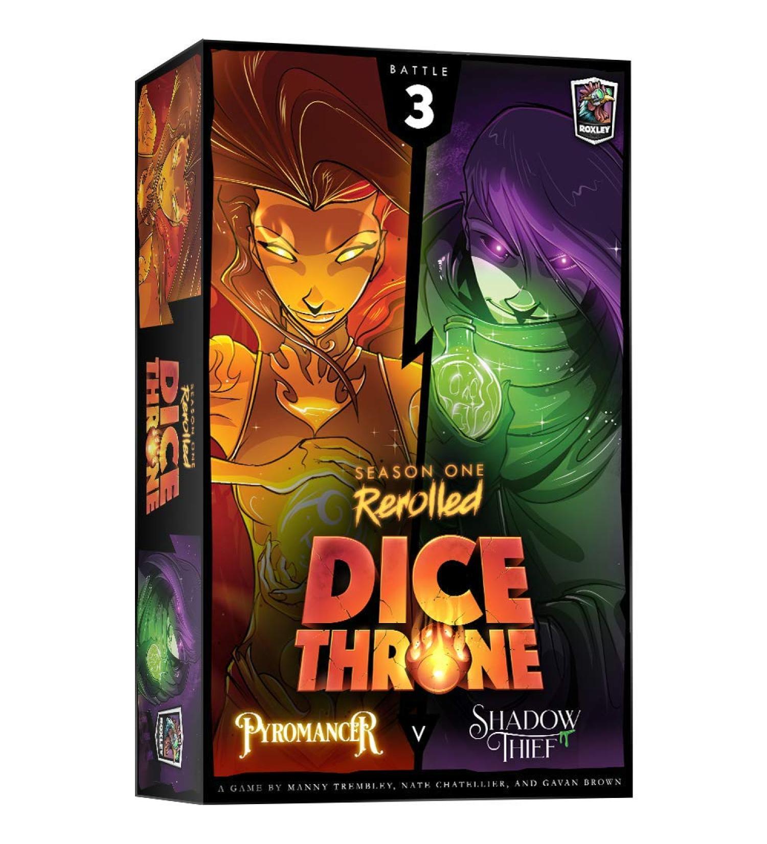 Dice Throne S1 Rerolled Box 3 Pyromancer vs. Shadow Thief - ROX638 - Buy Online on GoSupps.com