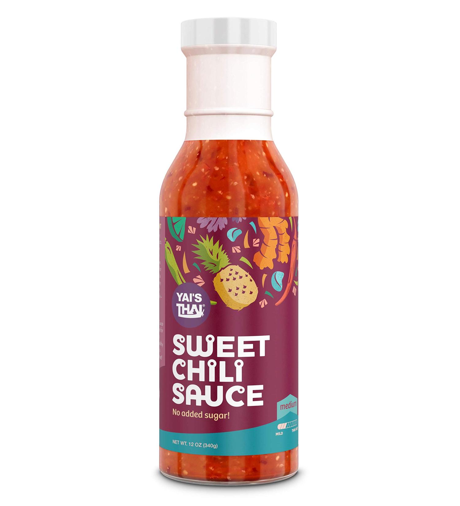 Yai's Thai Sweet Chili Sauce - 12oz Bottle | Authentic Thai Flavor - Buy Online on GoSupps.com
