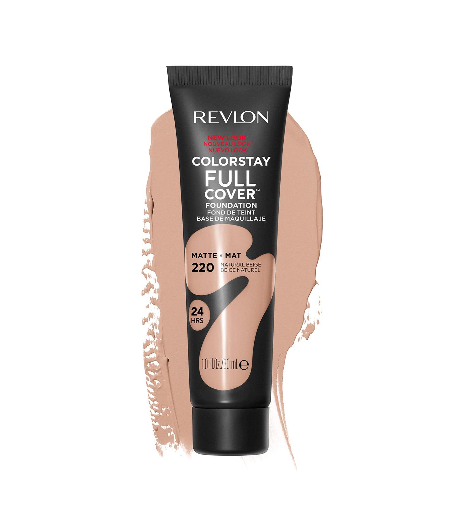 Revlon ColorStay Full Cover Longwear Matte Foundation 30ml - Natural Beige (220) - Buy Online on GoSupps.com