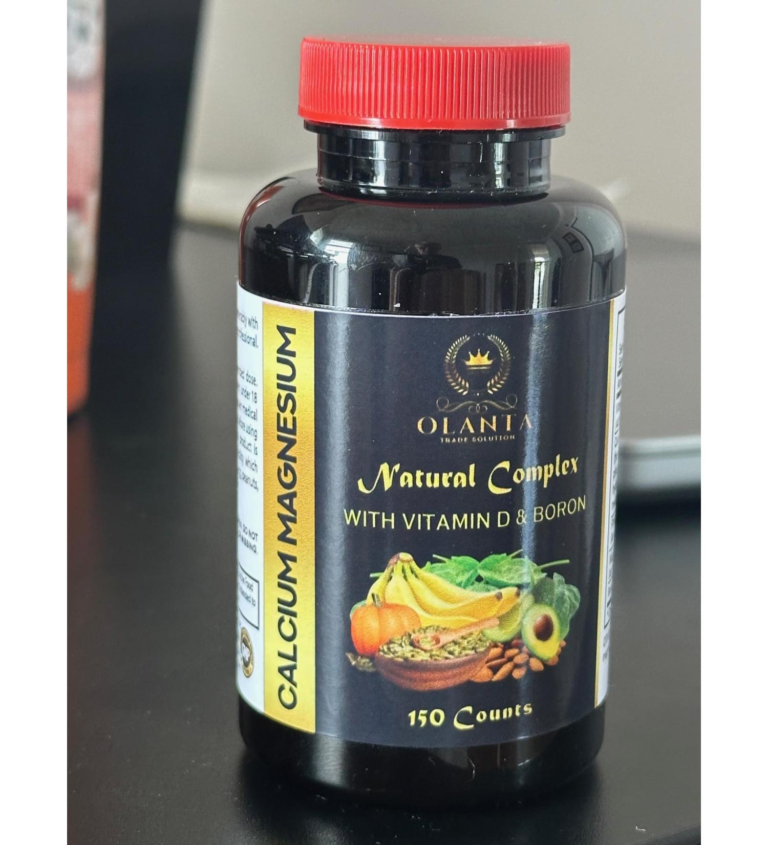 Calcium Magnesium Complex - Phosphorus Vitamin Supplement Support Healthy Teeth Support Muscle and Nerve Calcium Magnesium Supplements Energy & Immunity Support - 1 Bottle 120 Capsules - Buy Online on GoSupps.com