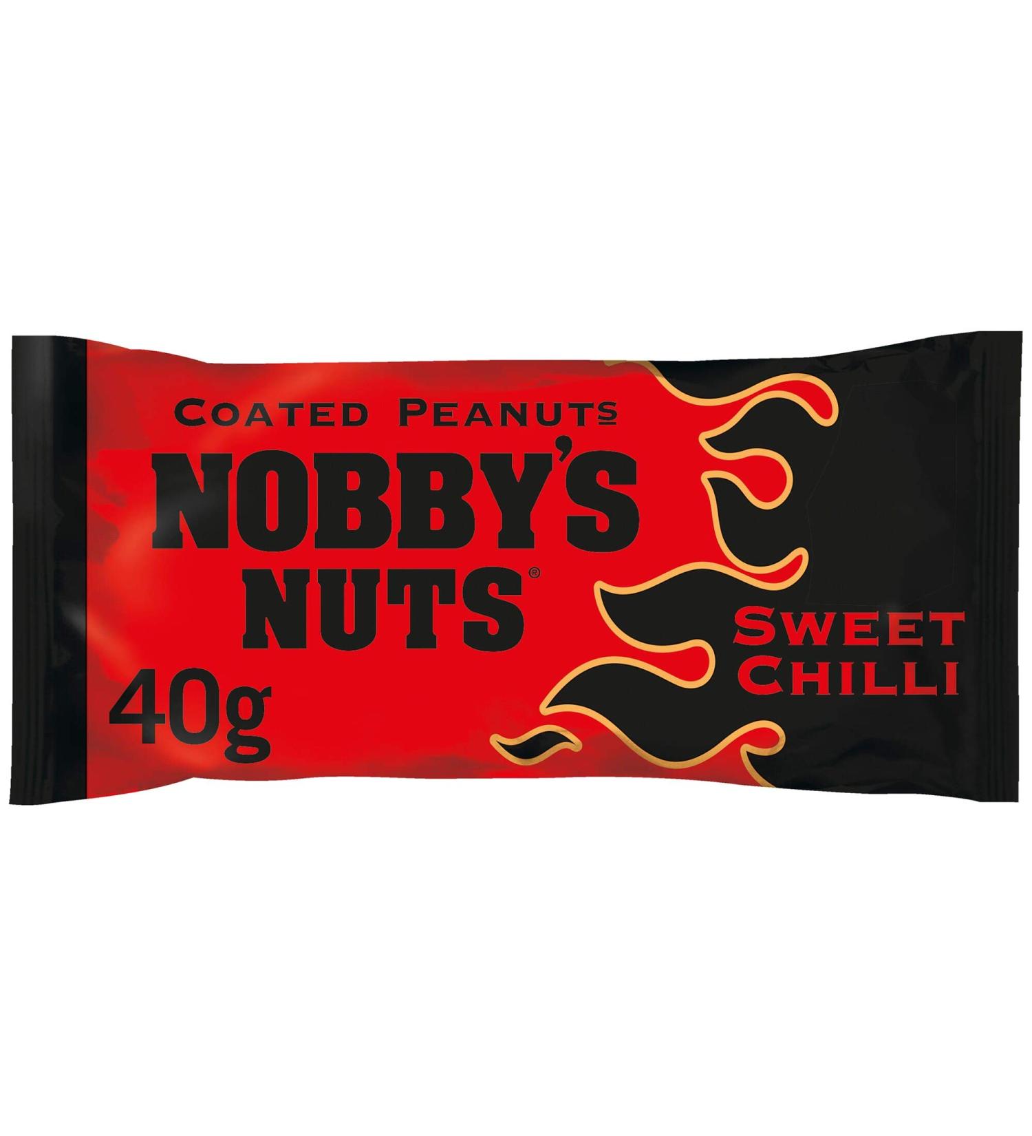 Nobby's Nuts Sweet Chilli Peanuts Pub Card - 1x20x40g