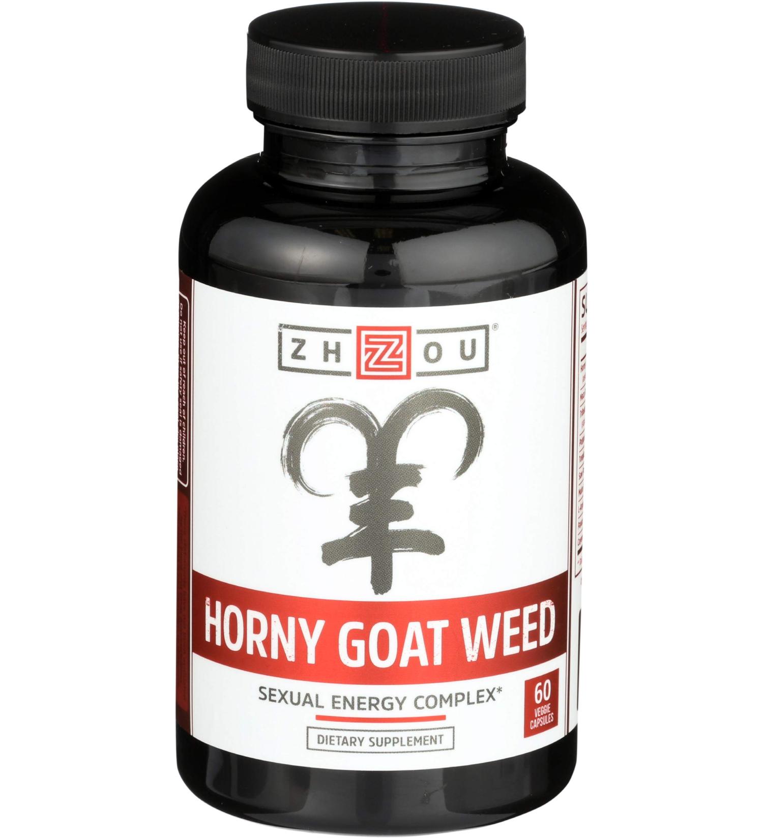 ZHOU NUTRITION Horny Goat Weed Supplement - 60 CT - Buy Online on GoSupps.com