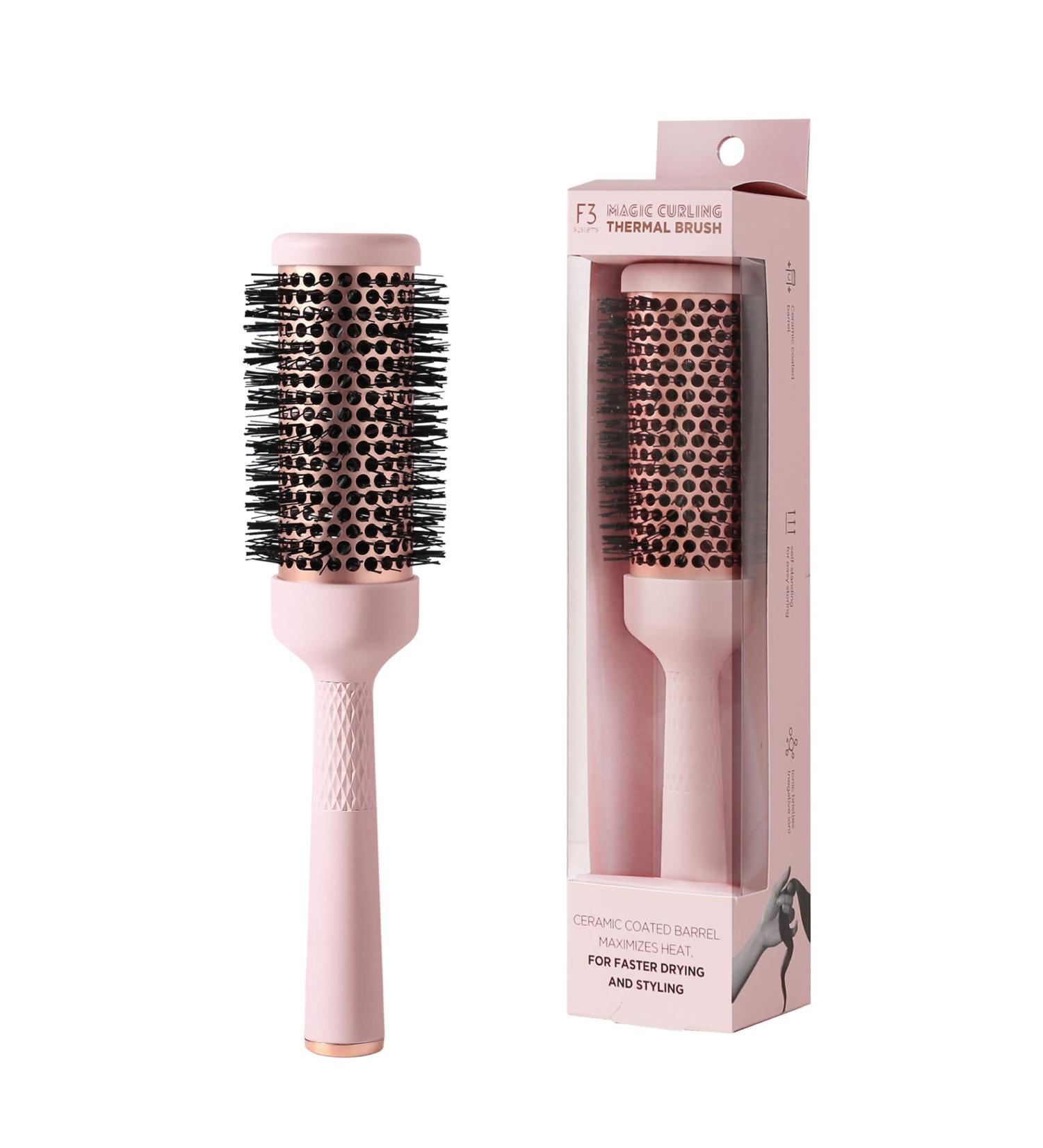 Magic Curling Thermal Brush (1.7 Inch) | Self-Standing Round Brush for Quick Styling & Great Blowout | Ceramic Coated Barrel for Volume & Waves - Buy Online on GoSupps.com