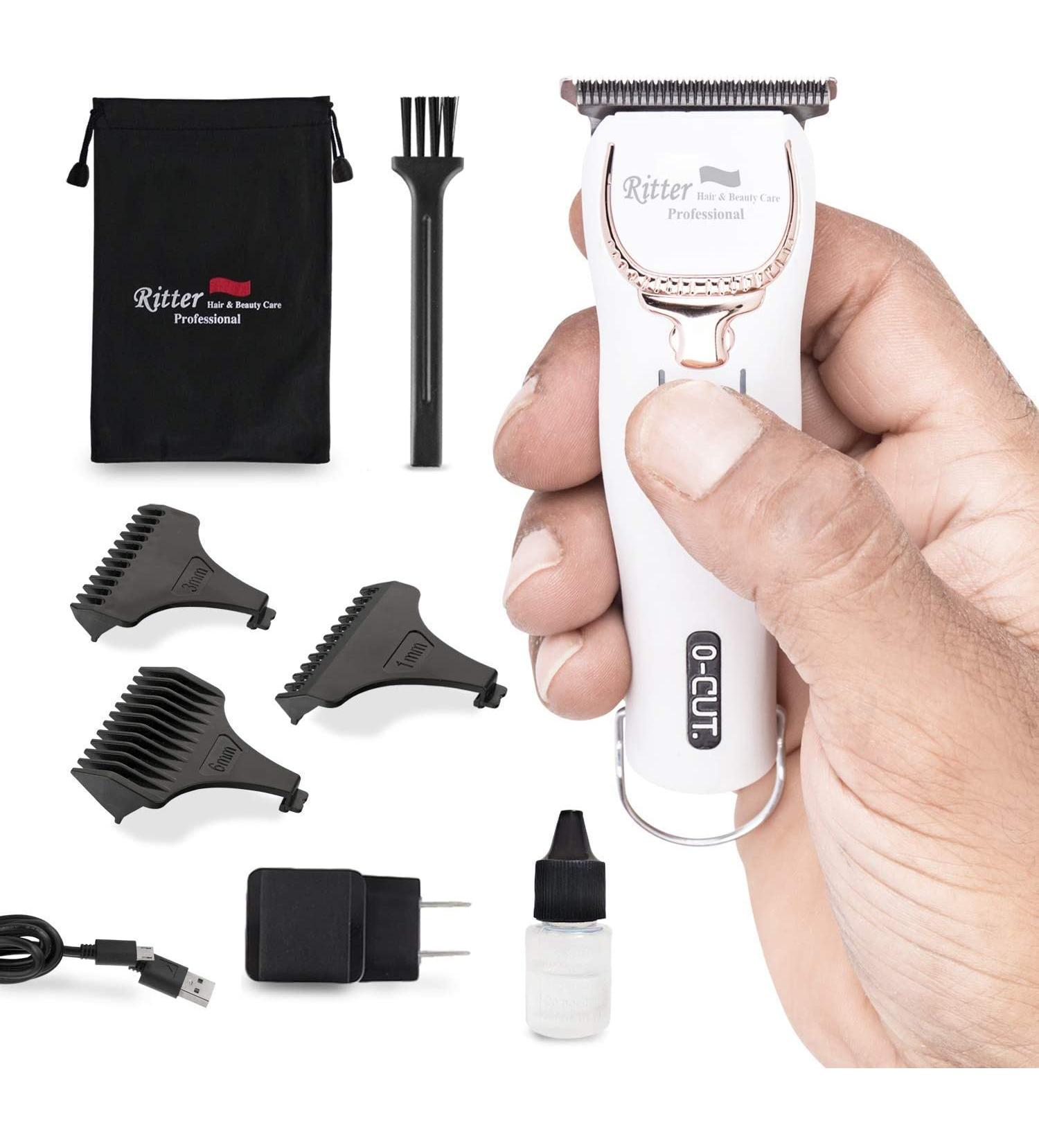 Ritter Professional Mini Hair Trimmer - White | Hair & Beauty Care - Buy Online on GoSupps.com