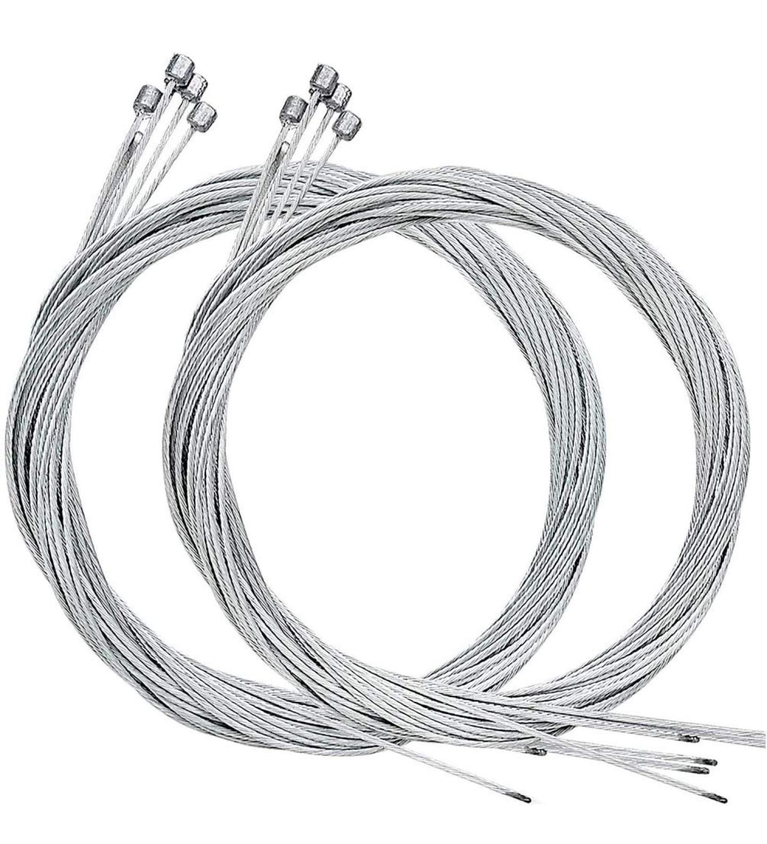 Stainless Steel Bicycle Shifter Cable Set - 2M Long - 10 Pack - Buy Online on GoSupps.com