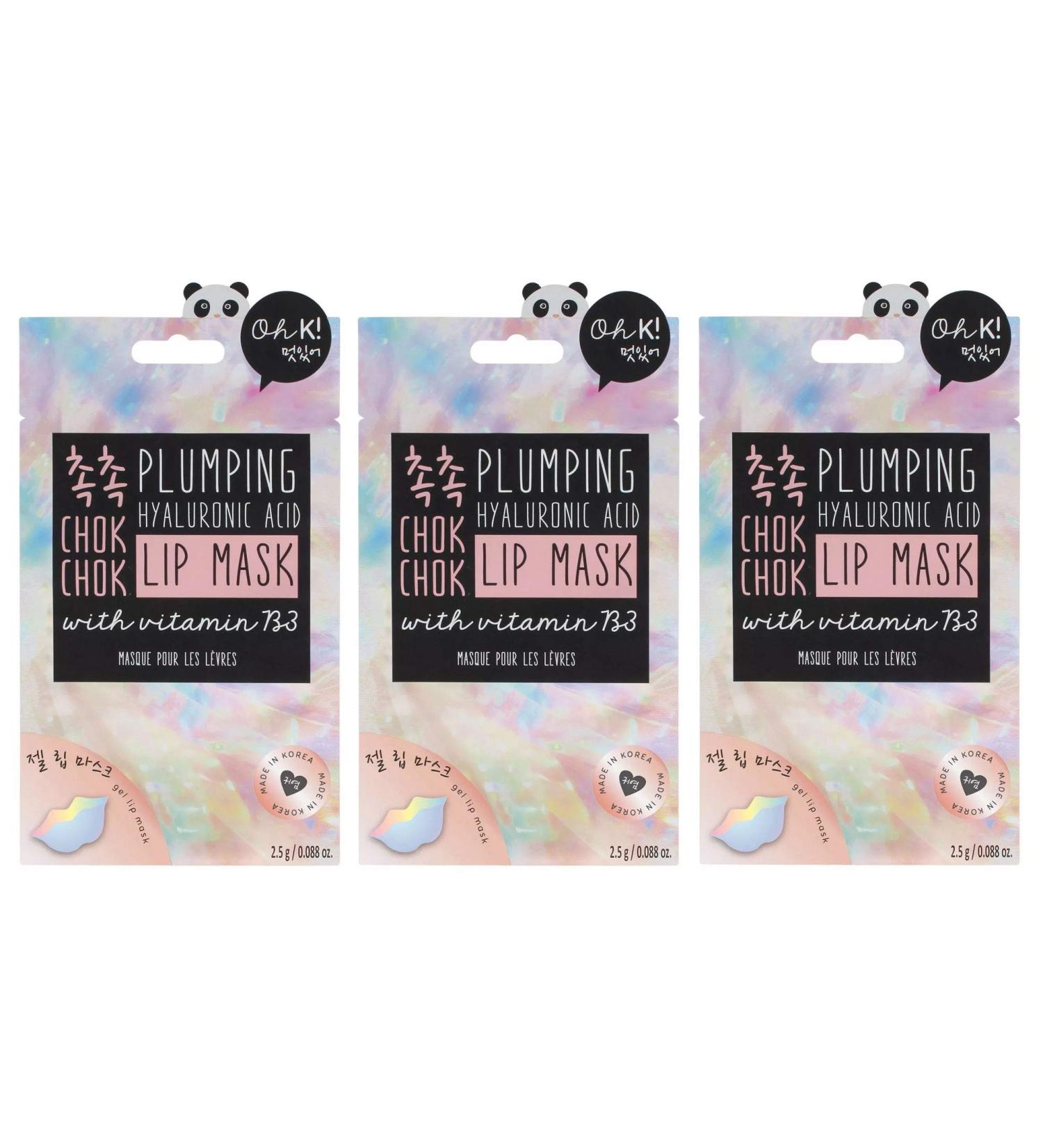 Oh K! Chok Chok Plumping Hyaluronic Acid Lip Mask 1 Gel Lip Mask 0.088 oz (2.5 g)