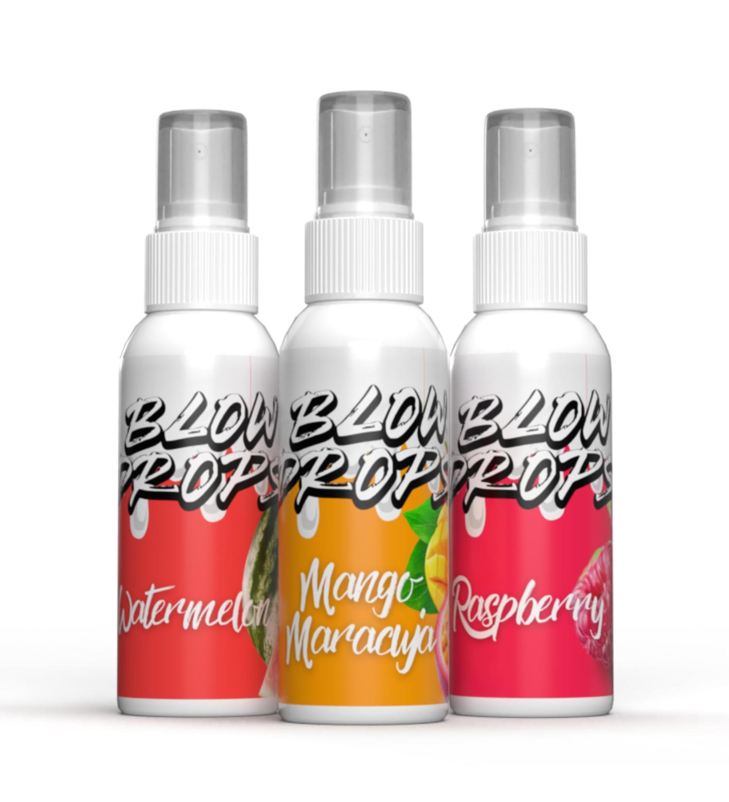 Blowdrops Original Top 3 Set | 3 x 30ml Vegan Body Taste Spray | Natural Lovemaking Flavors - Shop Now! - Buy Online on GoSupps.com
