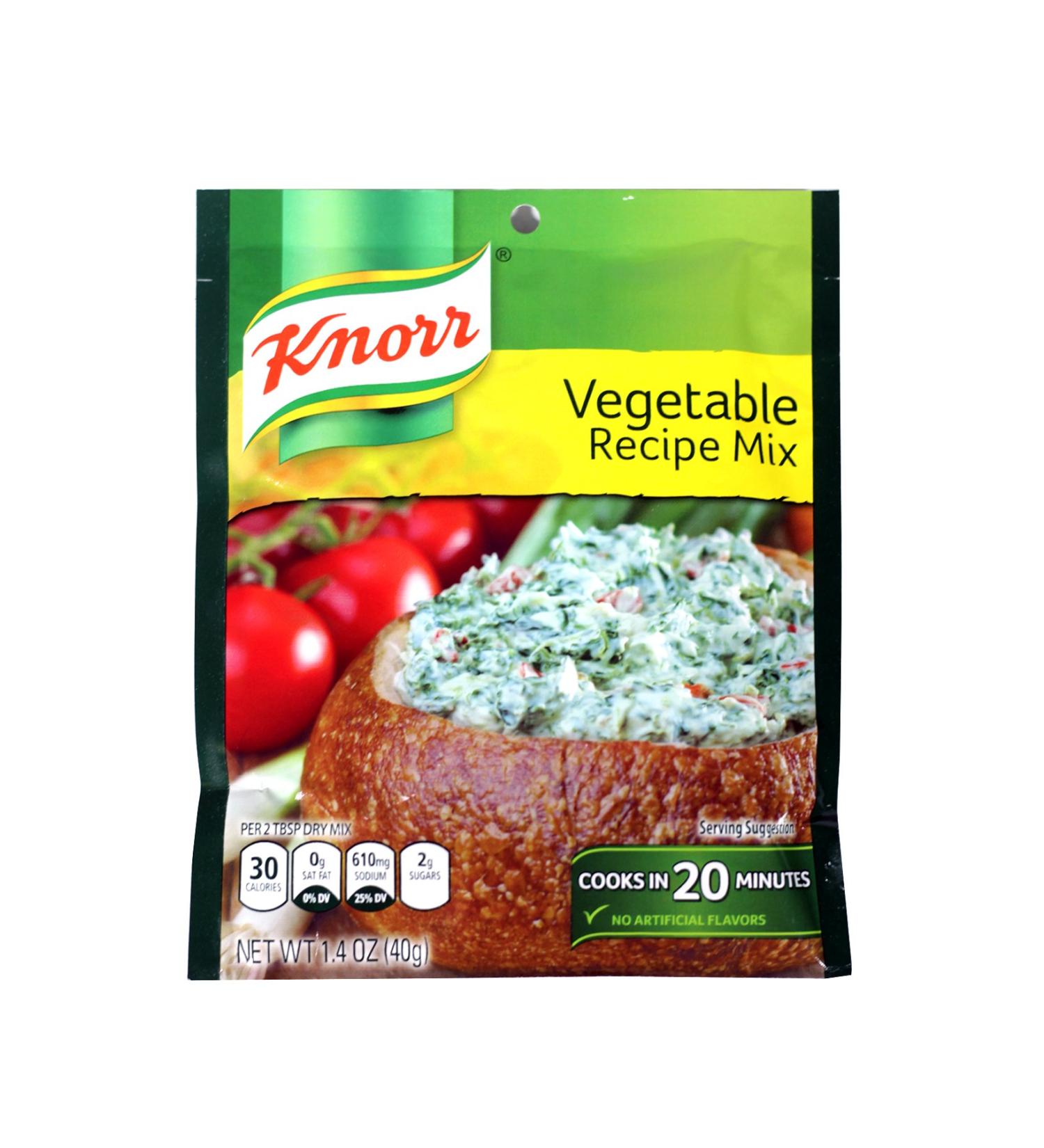 Knorr Vegetable Recipe Mix 1.4 Ounce Packet (Pack of 3)