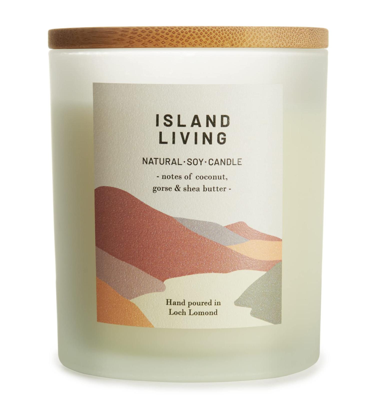 Organic & Vegan Luxury Scented Candles Hand Poured in Loch Lomond Scotland - Island Living (+7 Scents) - Buy Online on GoSupps.com