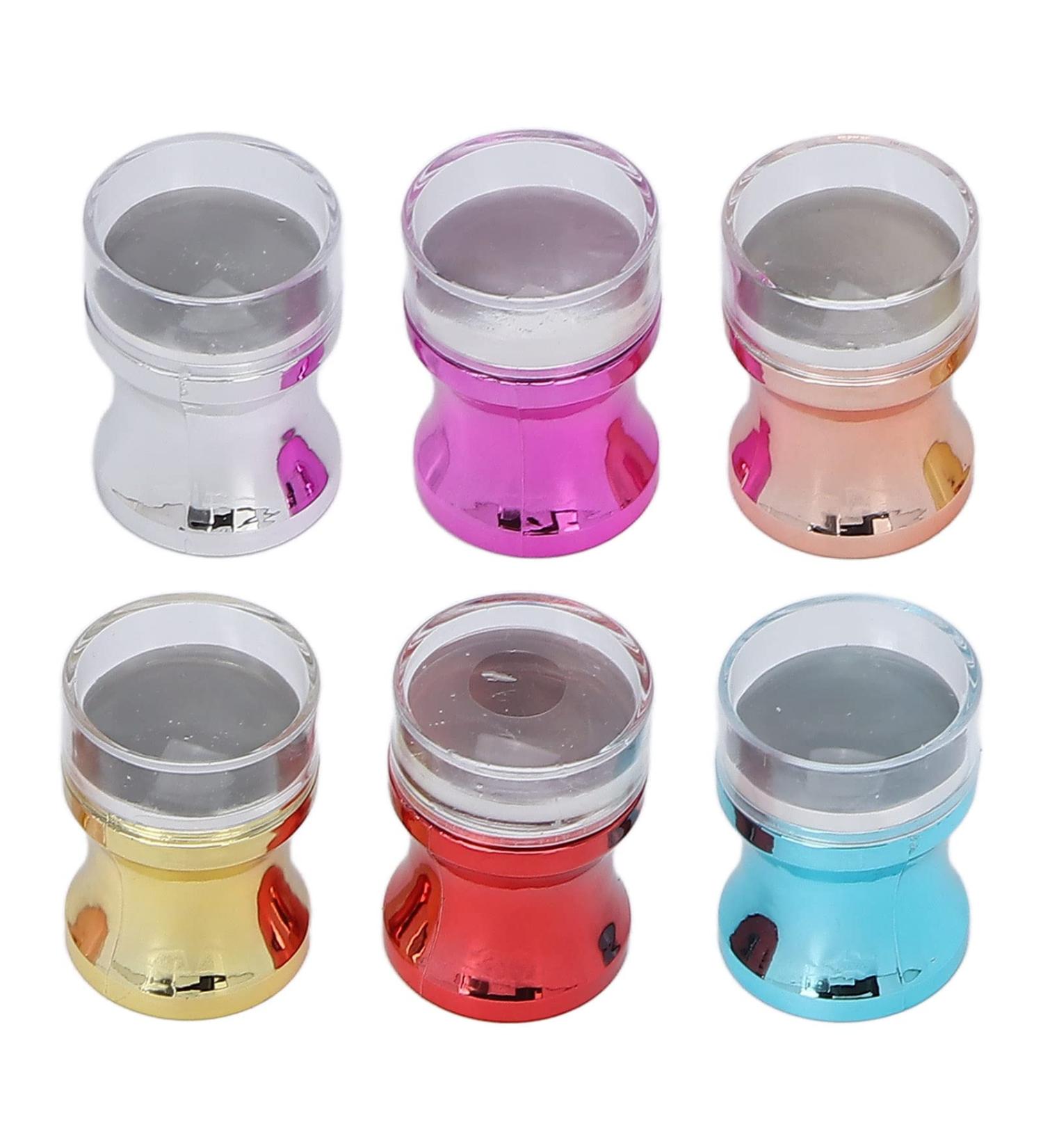 Nail Art Stamping Plate Set - Clear Silicone Stamper & Stencils for Perfect Nail Designs | 3D Nail Art Supplies - Buy Online on GoSupps.com