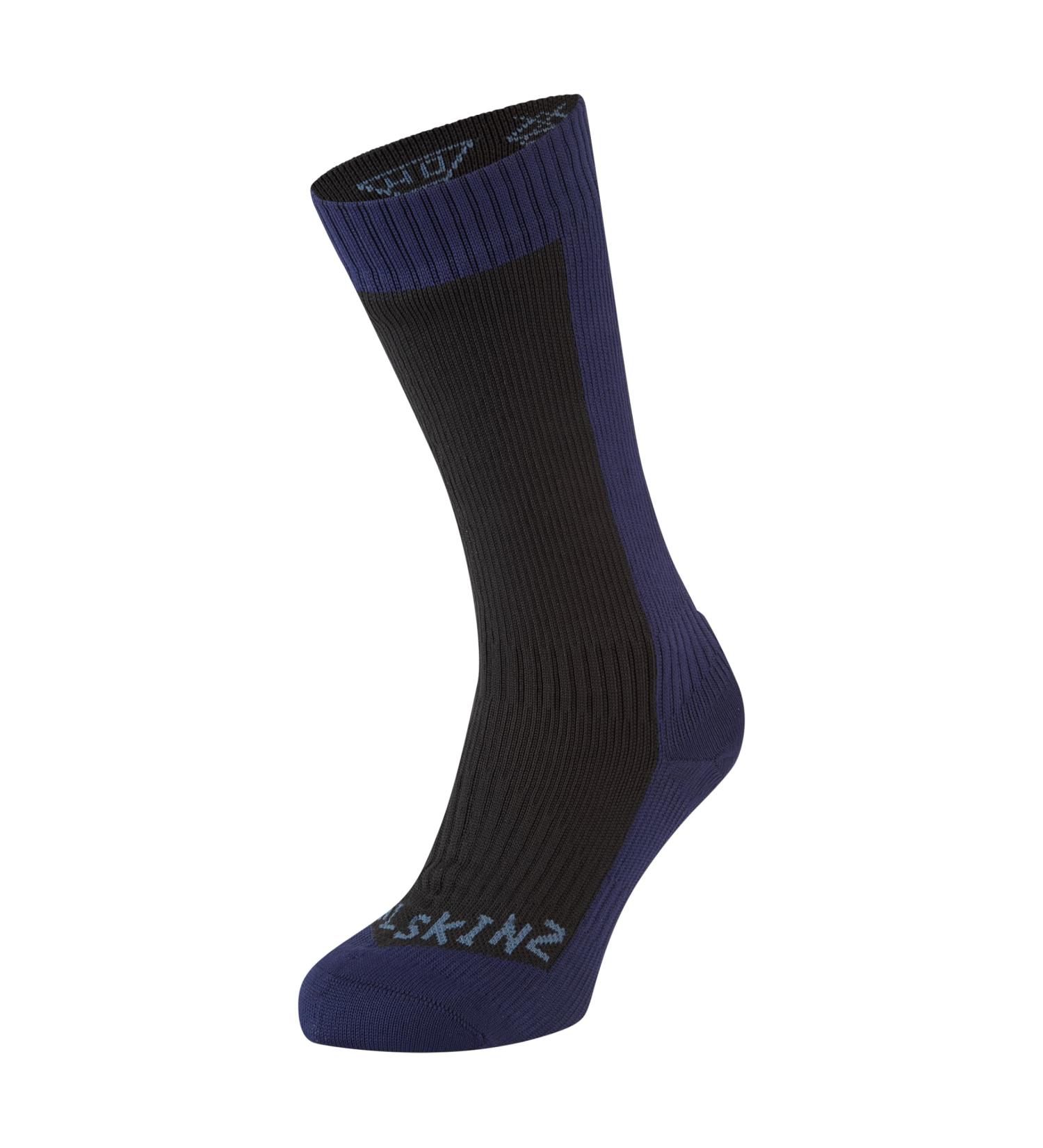 Buy Sealskinz Unisex Cold Water Waterproof Socks - Black/Navy Blue - International Shipping Available - Buy Online on GoSupps.com