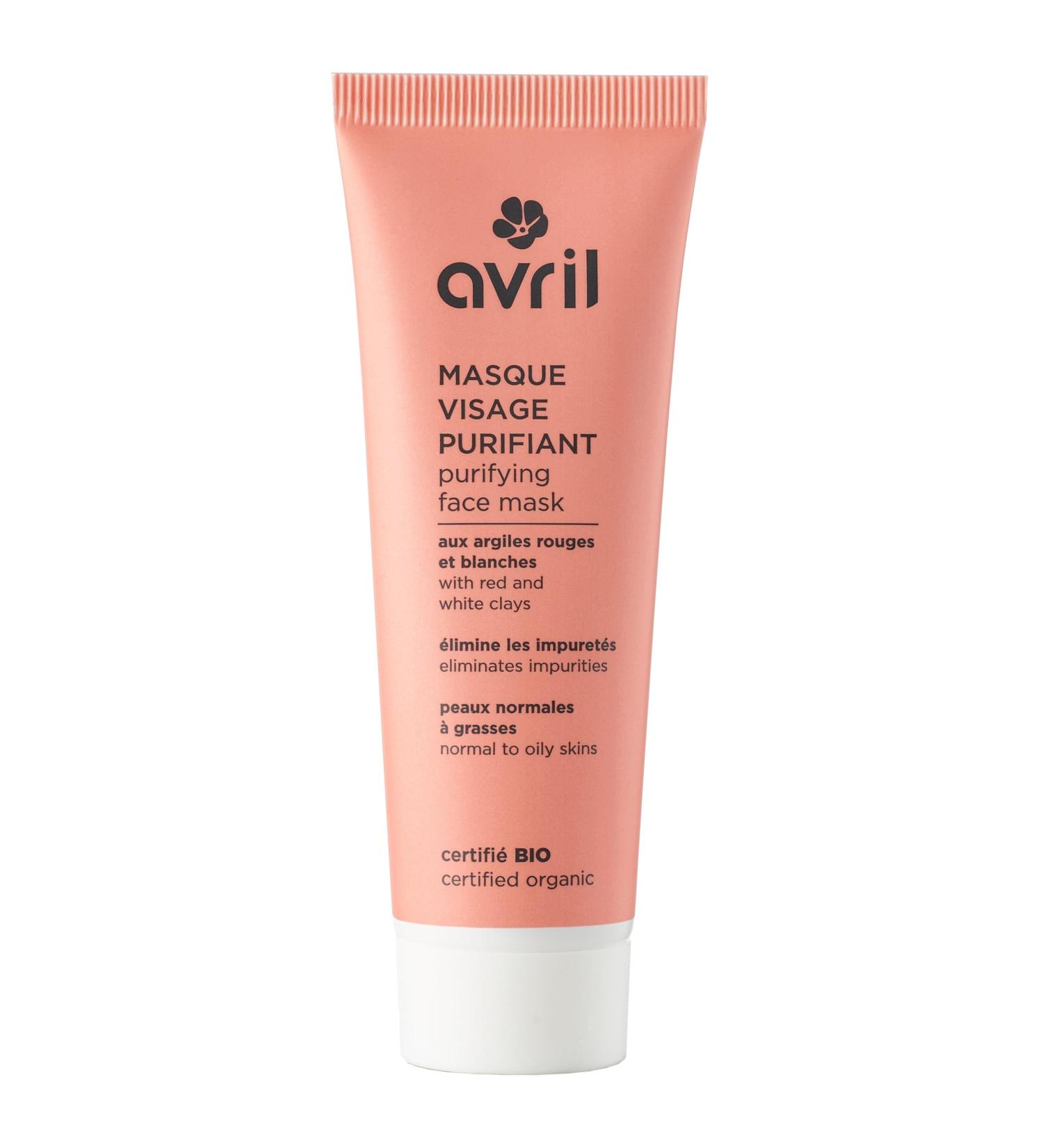 Avril - Face Mask [TYPE] - Certified Organic Ecocert - Made in France - 50ml