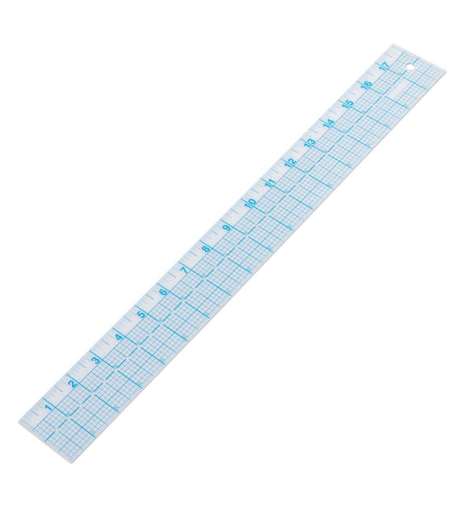 2x18 inch See-Thru Sewing Clear Ruler - Accurate Positioning and Marking - Buy Online on GoSupps.com
