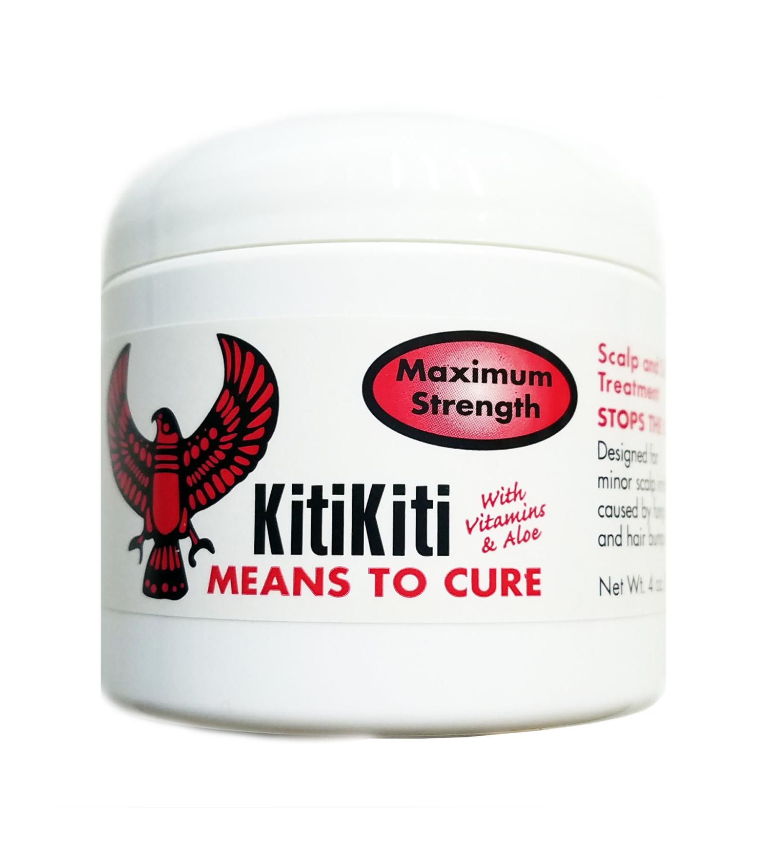 Kitikiti Scalp & Skin Treatment Means to Cure Maximum Strength 4 Oz W/vitamin & Aloe