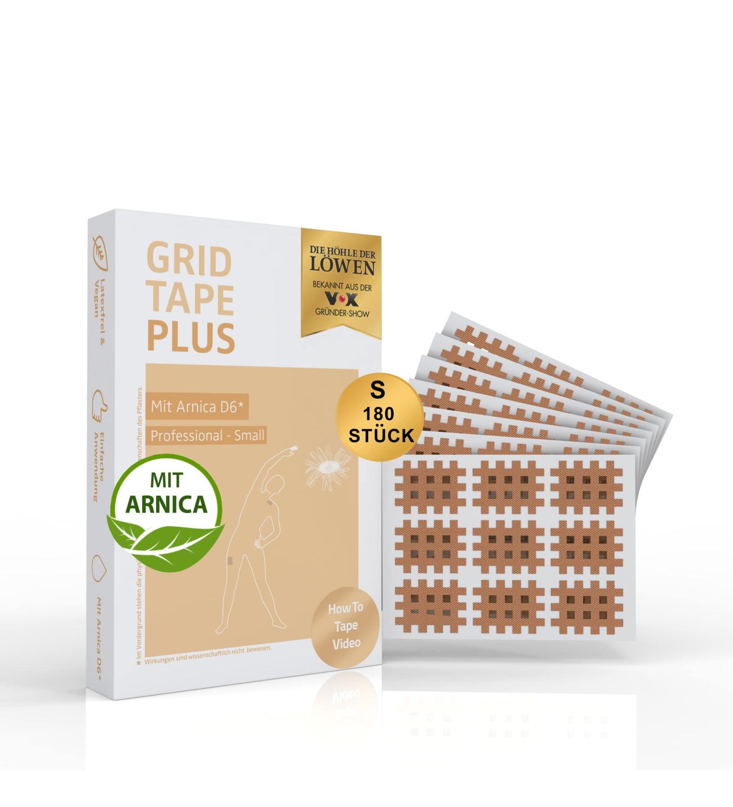 Aktimed Grid Tape Plus Professional Pack | Patent-Based Lattice Tape with Arnica D6 | Acupuncture-Grade Pain Relief | Dermatologically Tested CroSstape - Buy Online on GoSupps.com