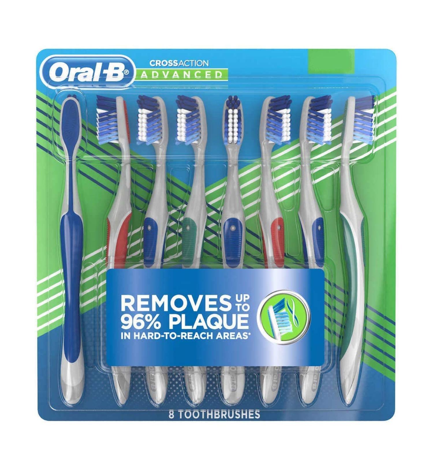 Oral-B Pro-Health Cross Action Advanced Toothbrush Soft - 8 pack
