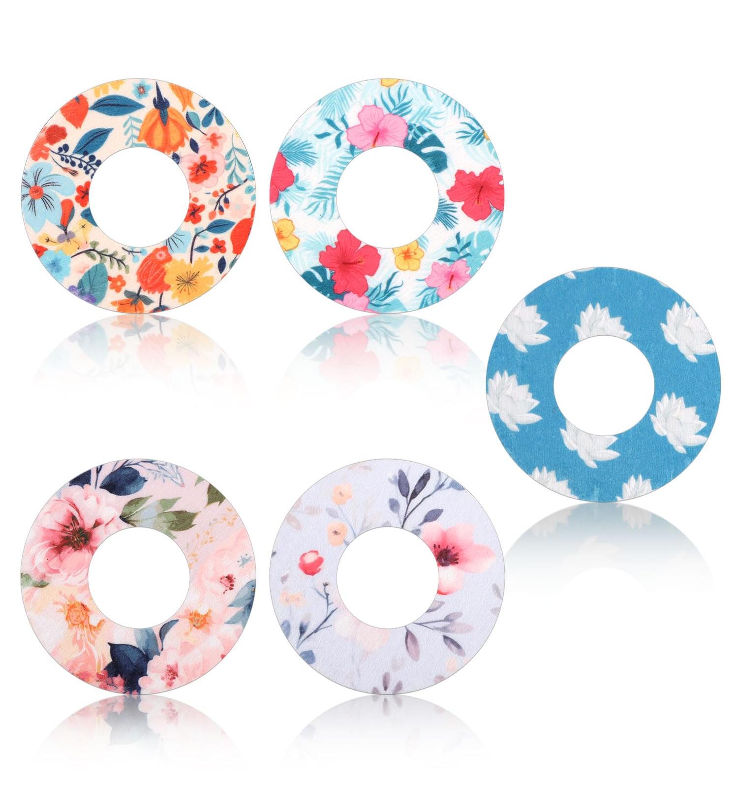 30 Sheets Sensor Covers for Libre 1/2 Waterproof Flower Theme Patches Sensor Case Stickers Accessories Compatible with Libre (5 Styles) - Buy Online on GoSupps.com