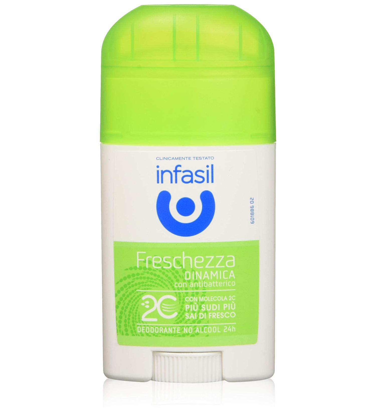 Infasil Deodorant Stick Fresh Dinamic with antibacterial 1 piece 40 ml