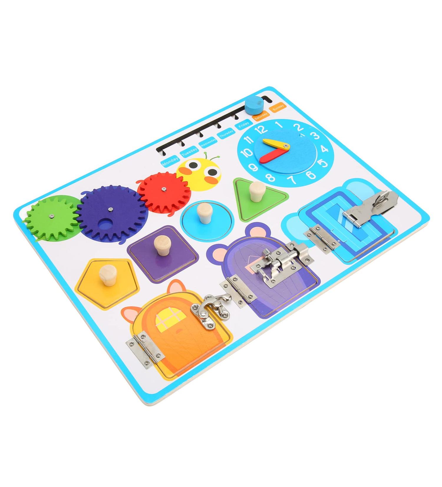 Fidget Board for Seniors | Rounded Edges | Improve Cognitive Skills and Relieve Stress | Perfect for Dementia Patients - Buy Online on GoSupps.com