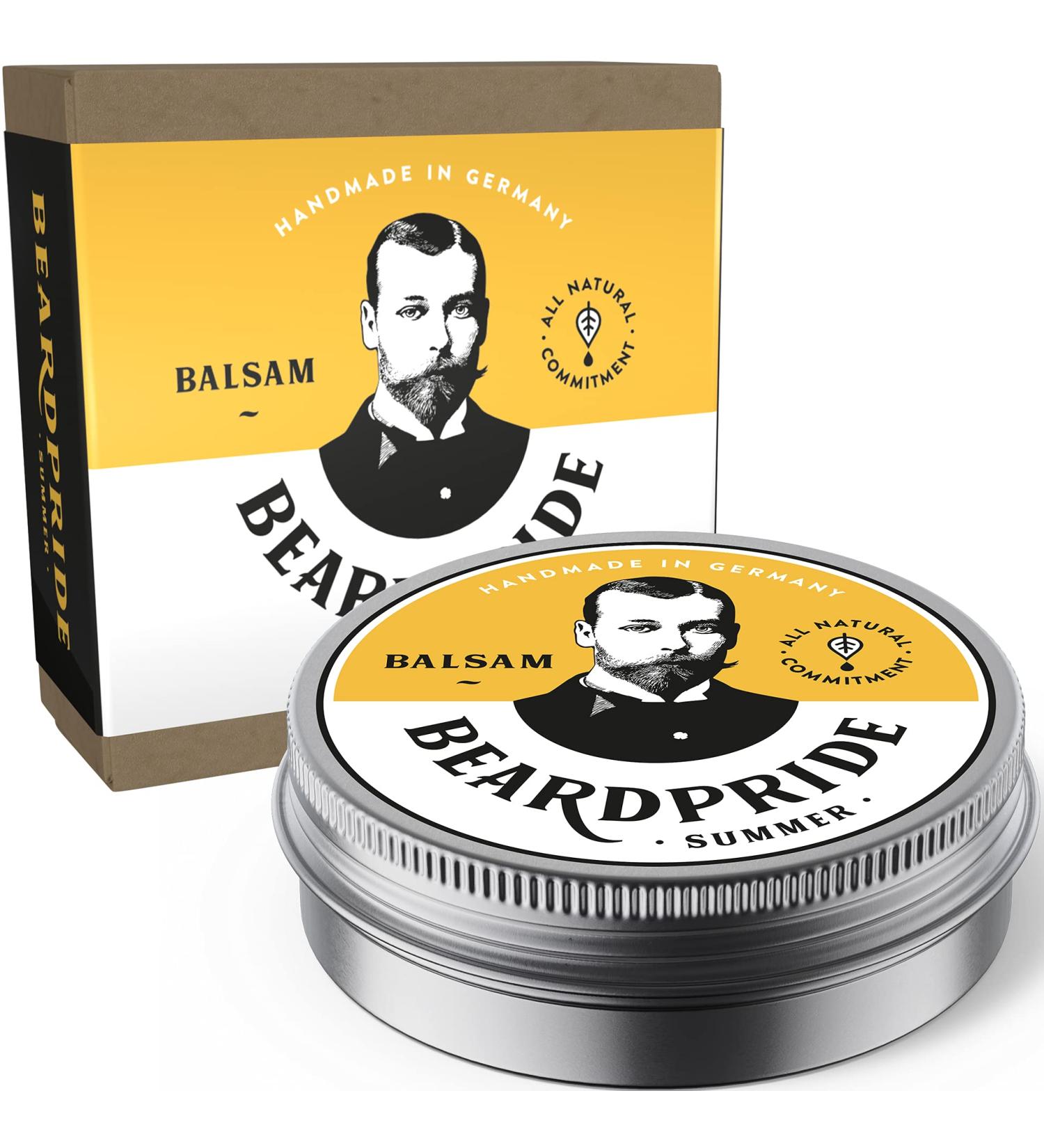 Beardpride Bartbalm for Men - Original Summer Beard Balm with Natural Shea Butter & Oils - Perfect Gift - 28g - Buy Online on GoSupps.com
