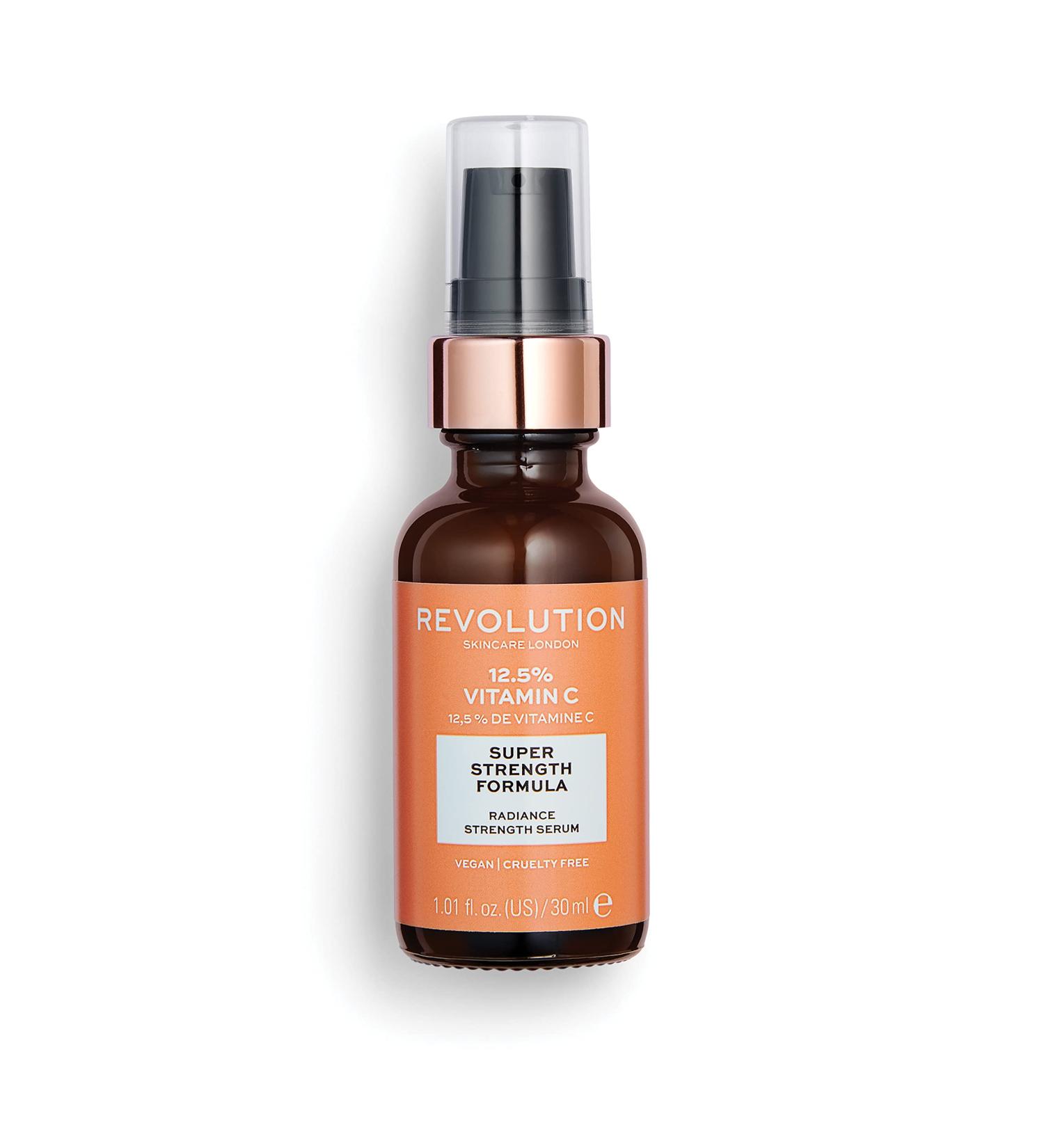 Revolution Skincare 12.5% Vitamin C Radiance Serum 30ml - Vegan & Cruelty Free | Brightens Skin & Provides Protection - Buy Online on GoSupps.com